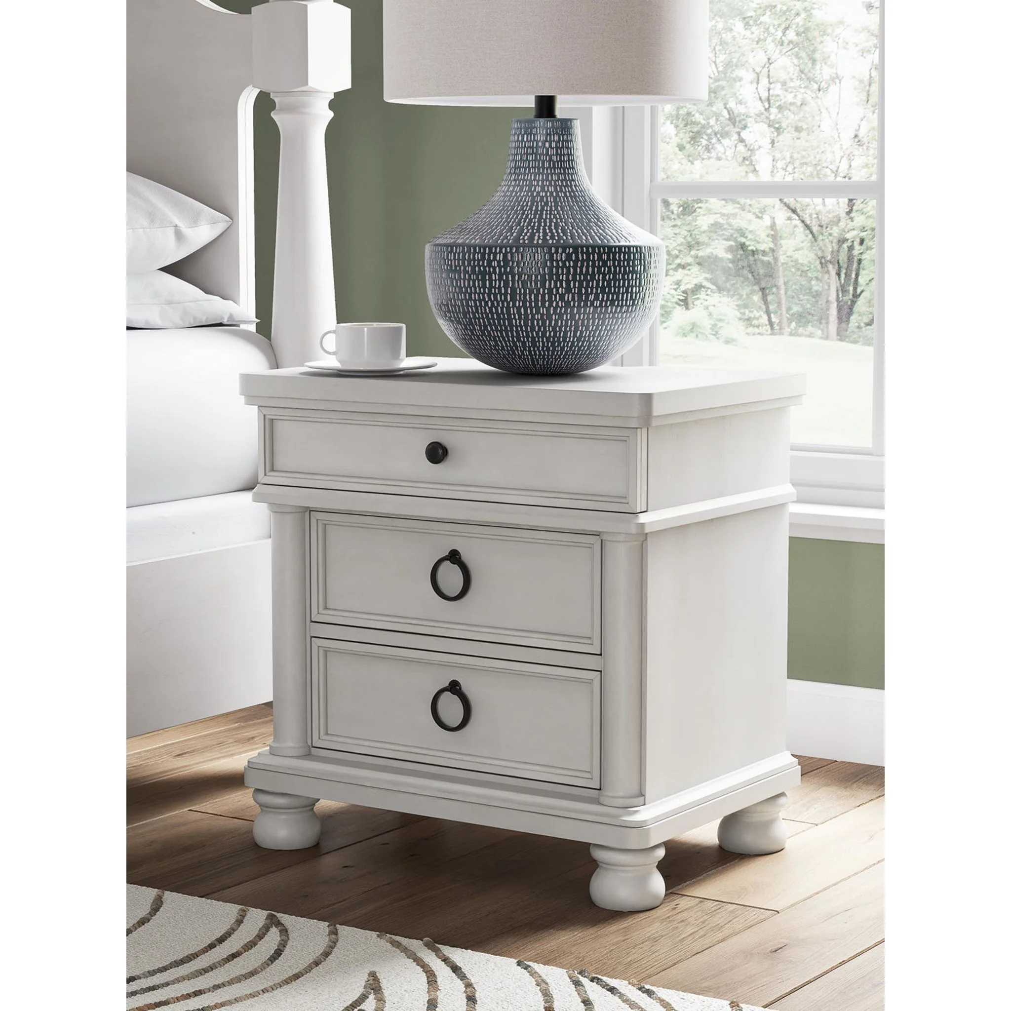 Rowlenstown Nightstand - Antique White - Image 10