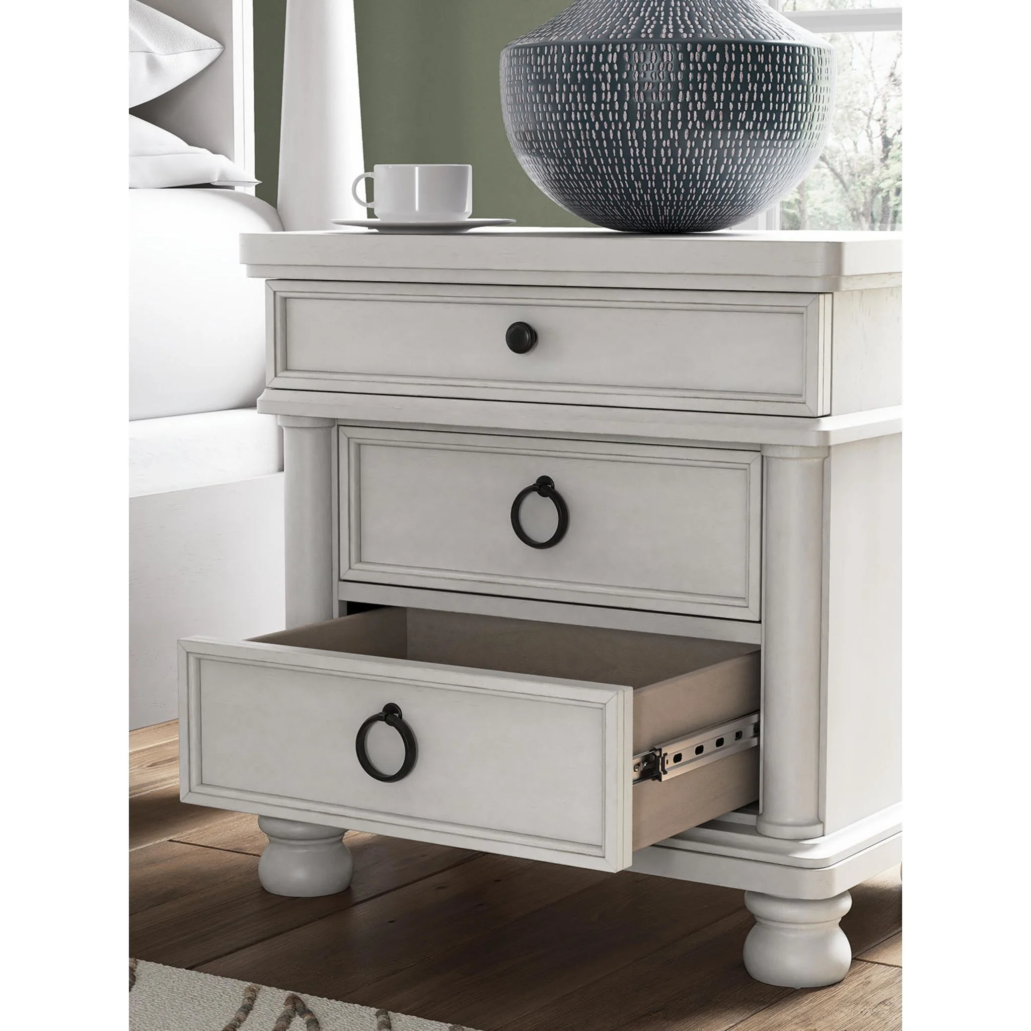 Rowlenstown Nightstand - Antique White - Image 5