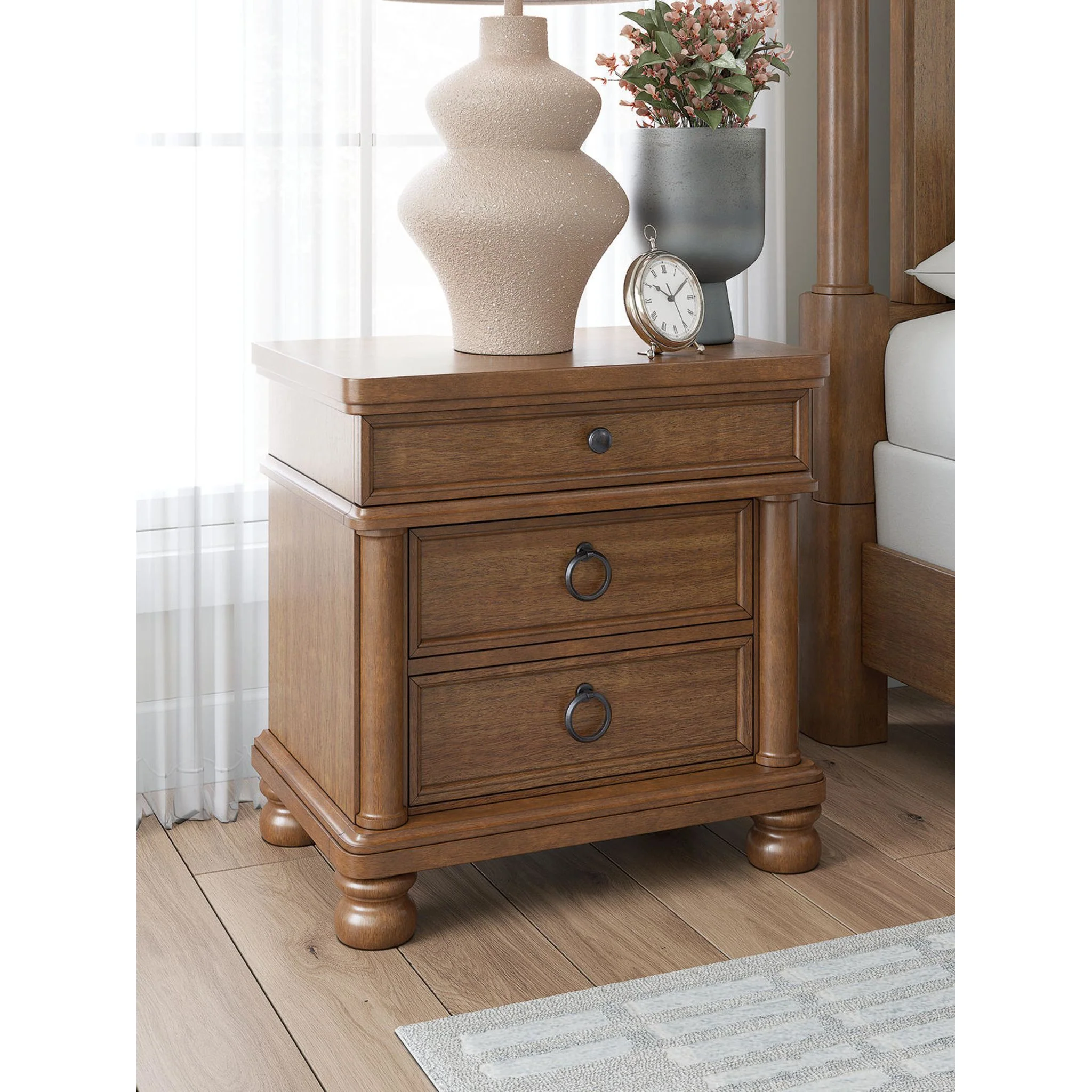 Rowlenstown Nightstand - Brown - Image 8