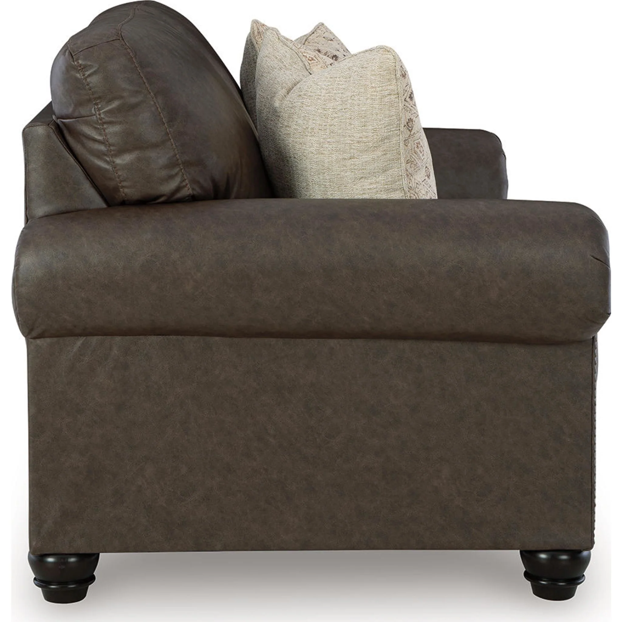 Roxmere Loveseat - Umber - Image 7