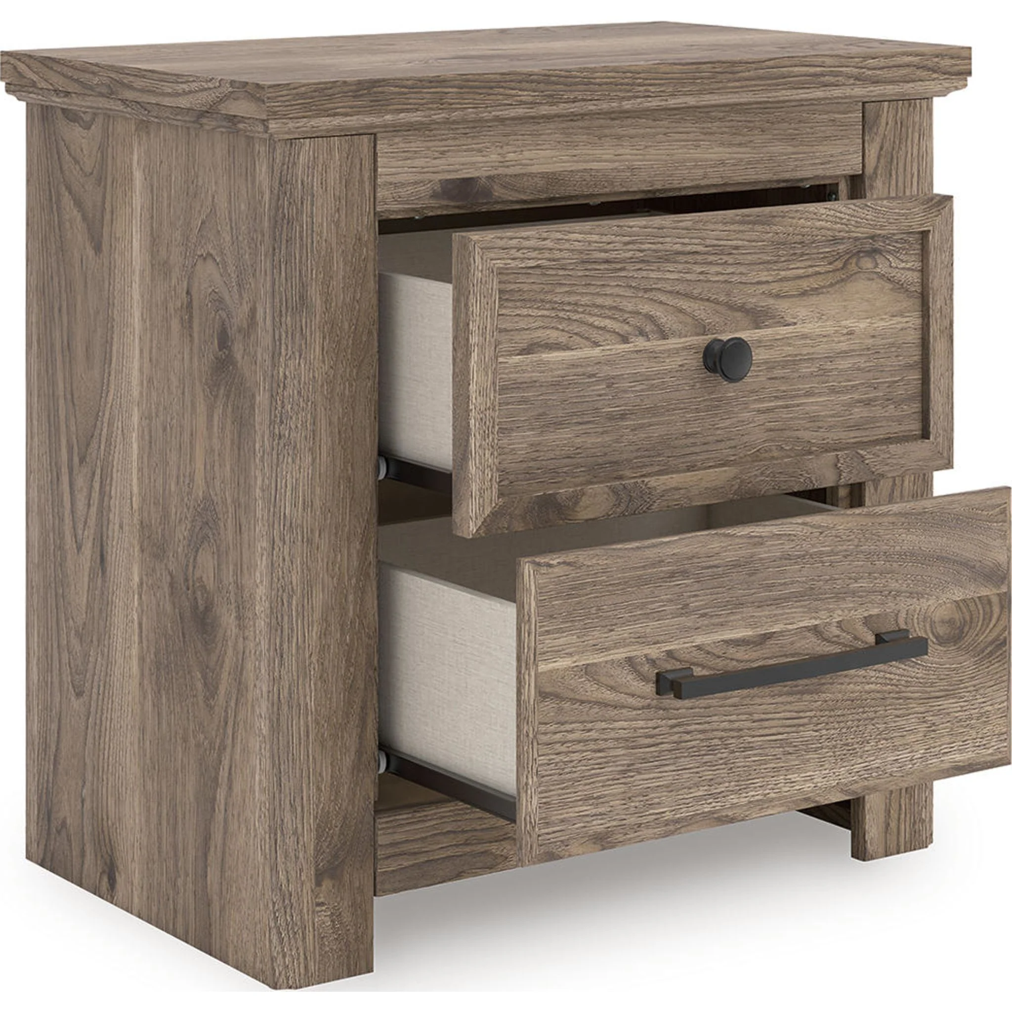 Rusticott 6 Piece King Panel Bedroom - Brown - Image 18