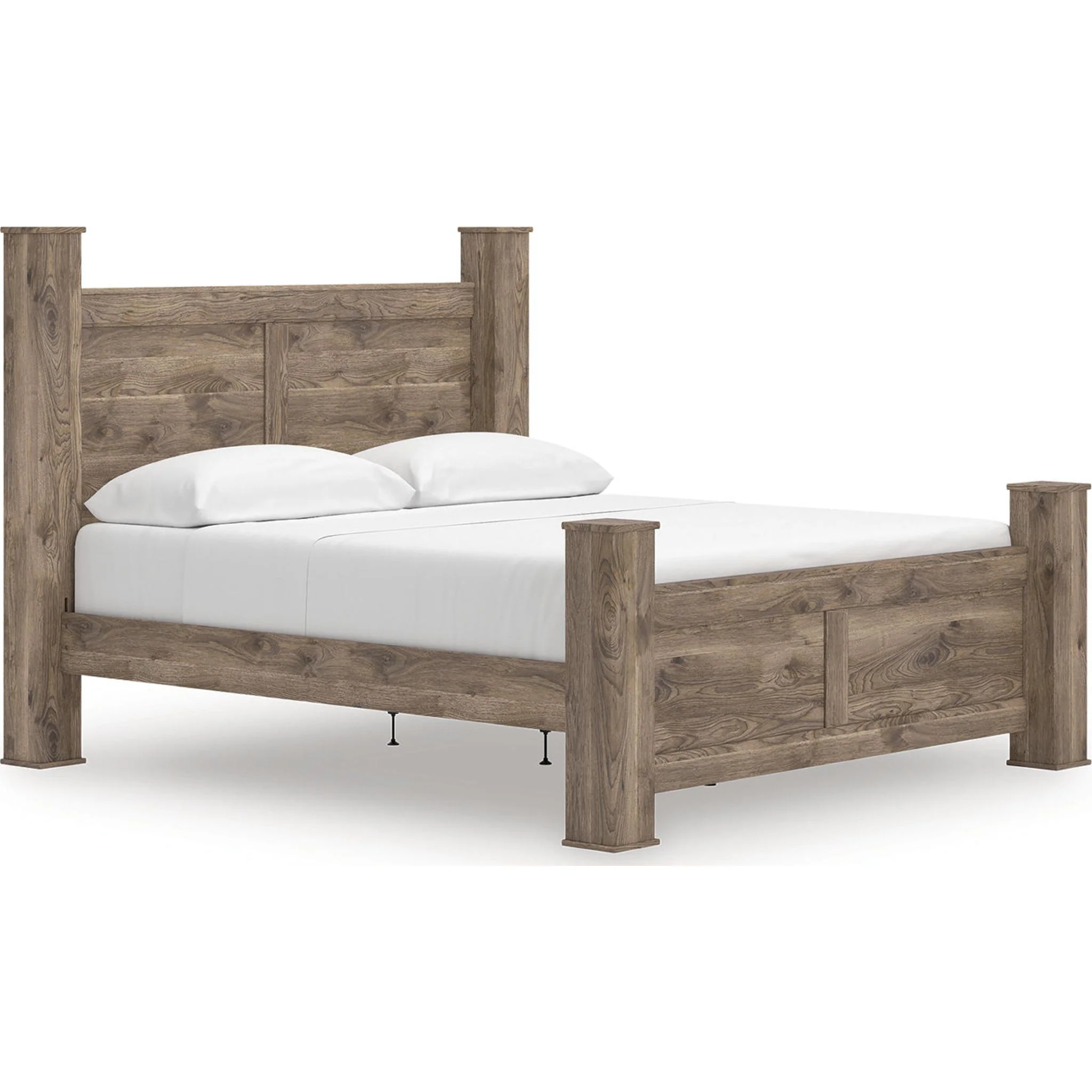 Rusticott 6 Piece King Poster Bedroom - Brown - Image 11