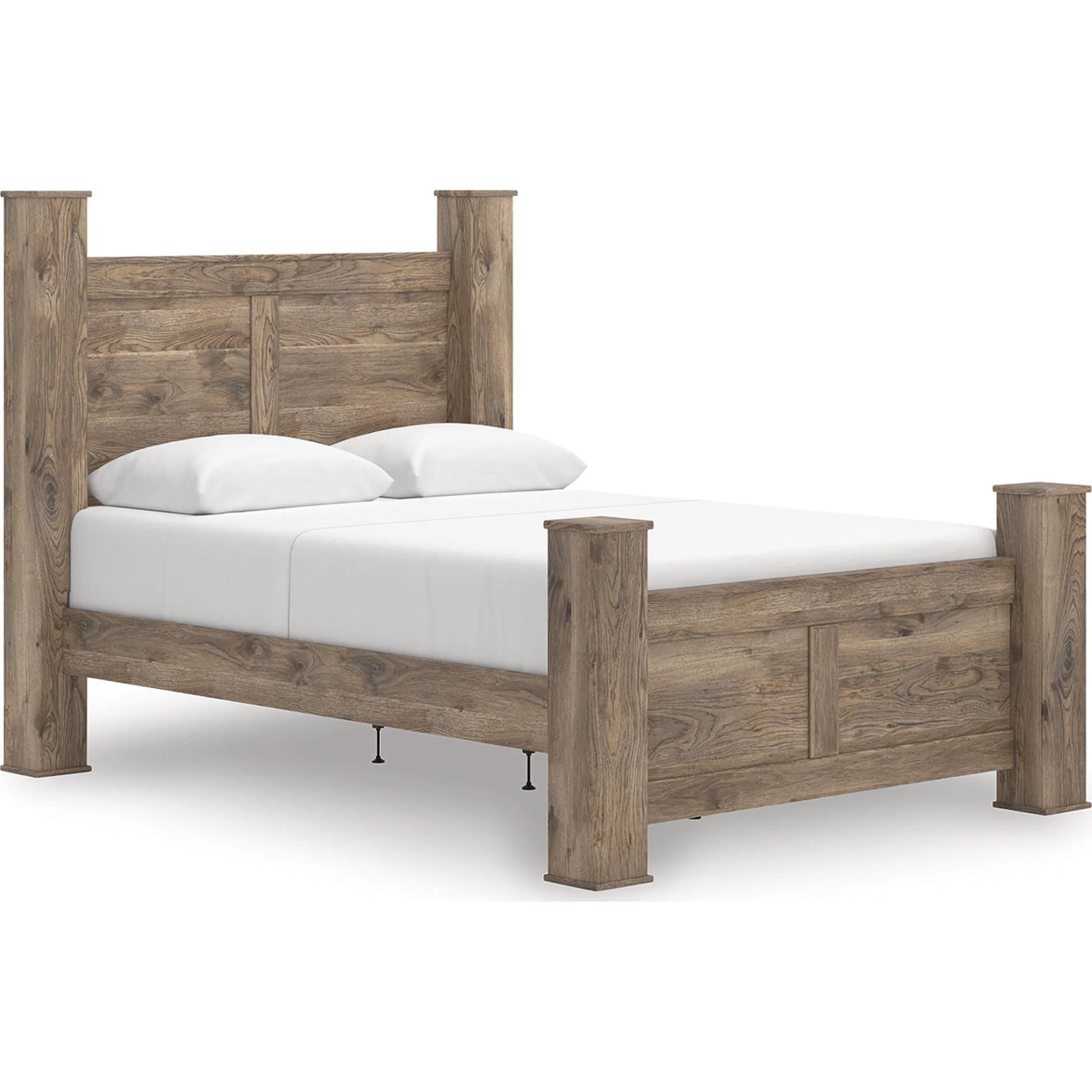 Rusticott 6 Piece Queen Poster Bedroom - Brown - Image 11