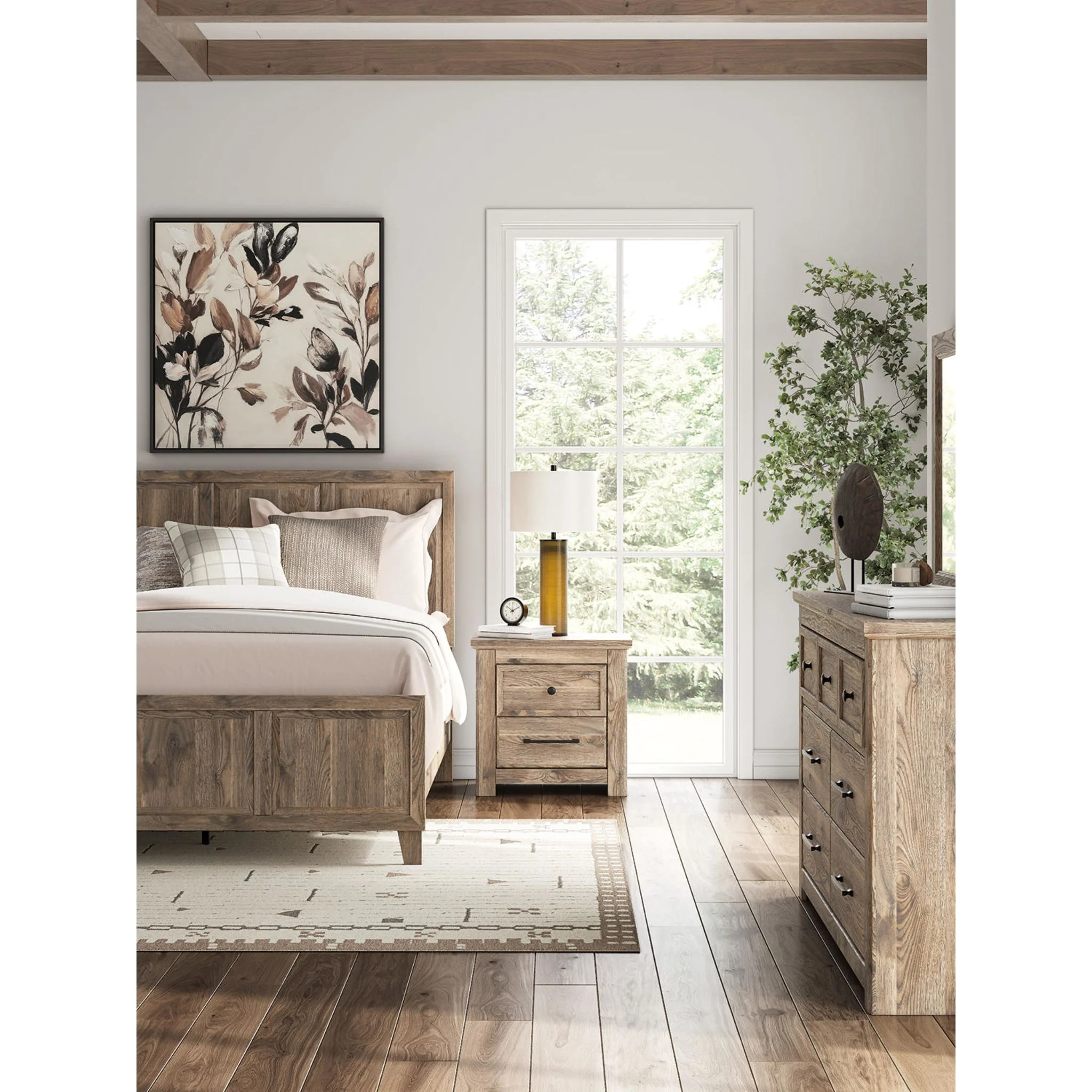 Rusticott Nightstand - Brown - Image 3