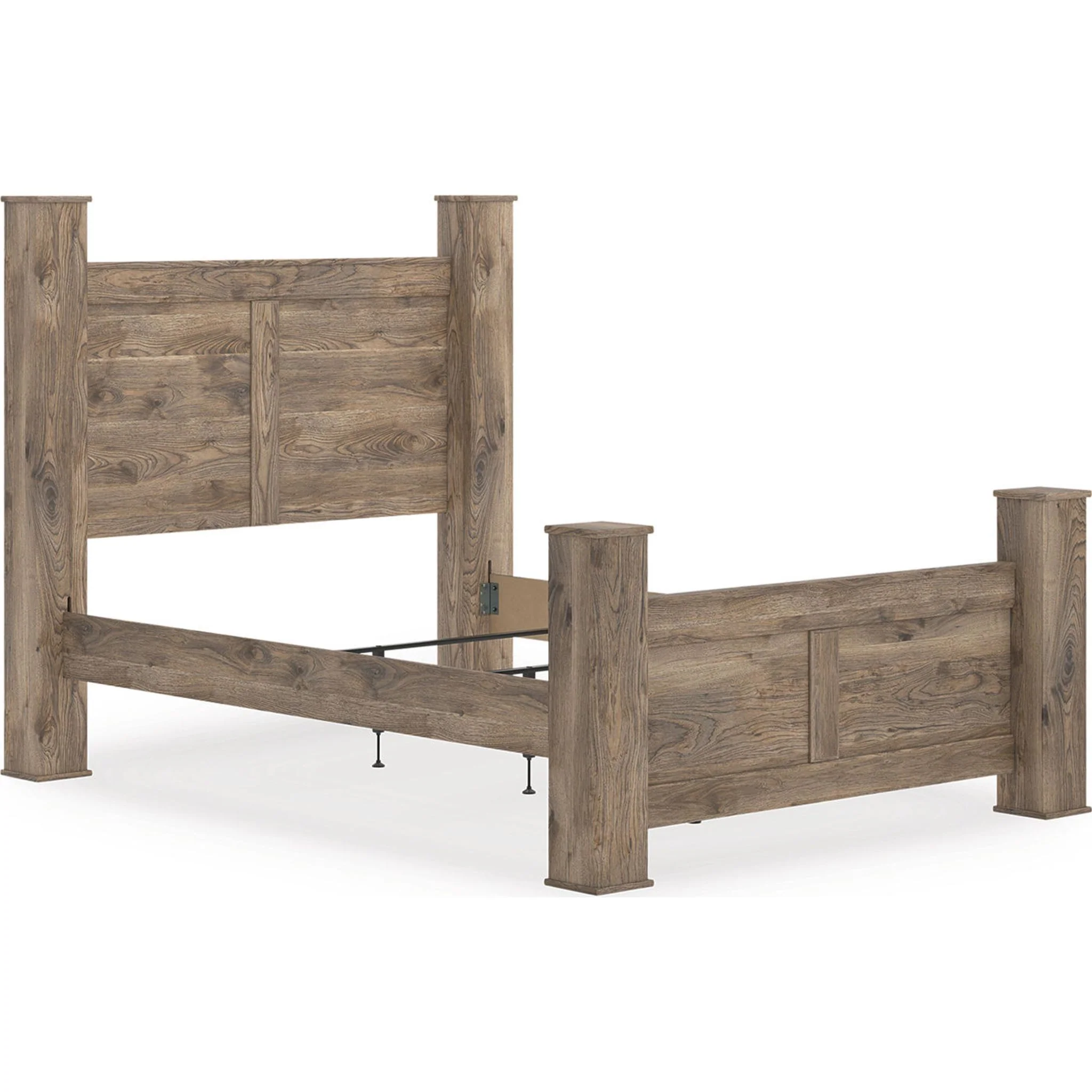 Rusticott Queen Poster Bed - Brown - Image 2