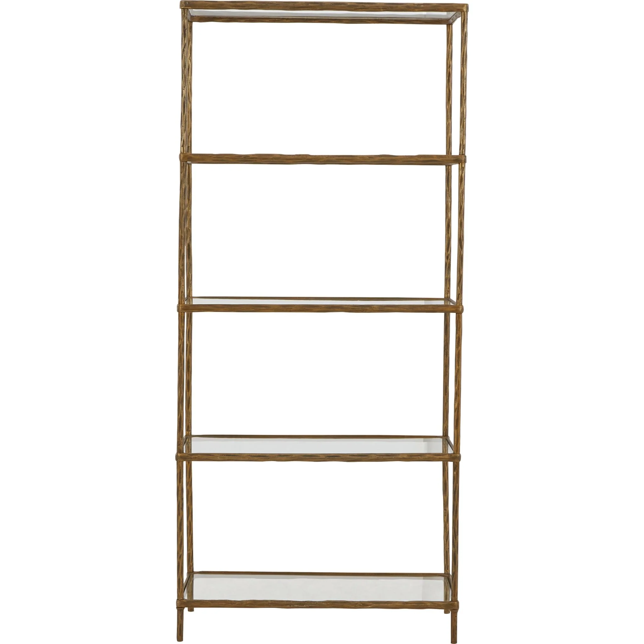 Ryandale Bookcase - Antique Brass Finish - Image 3