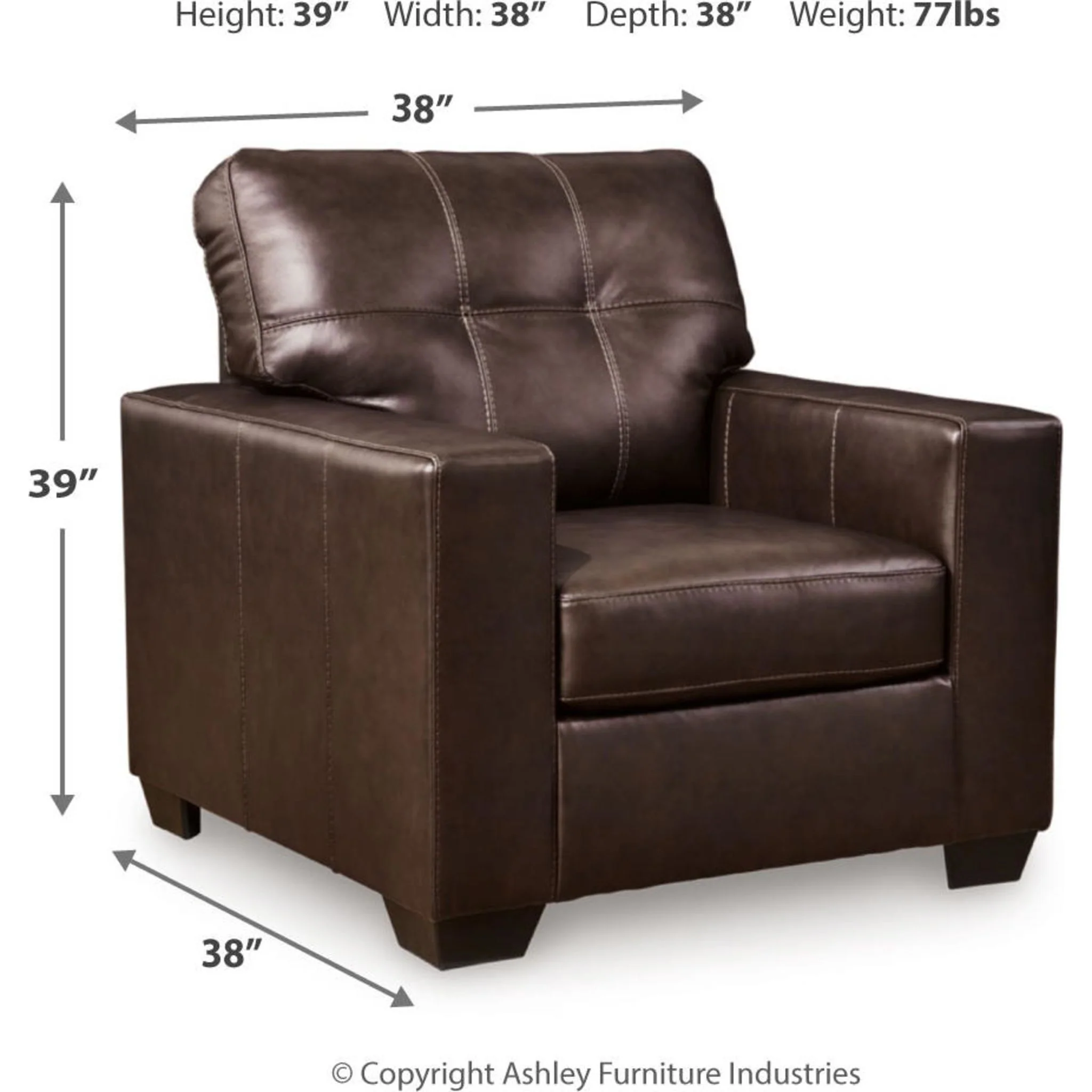 Santorine Chair - Dark Brown - Image 5