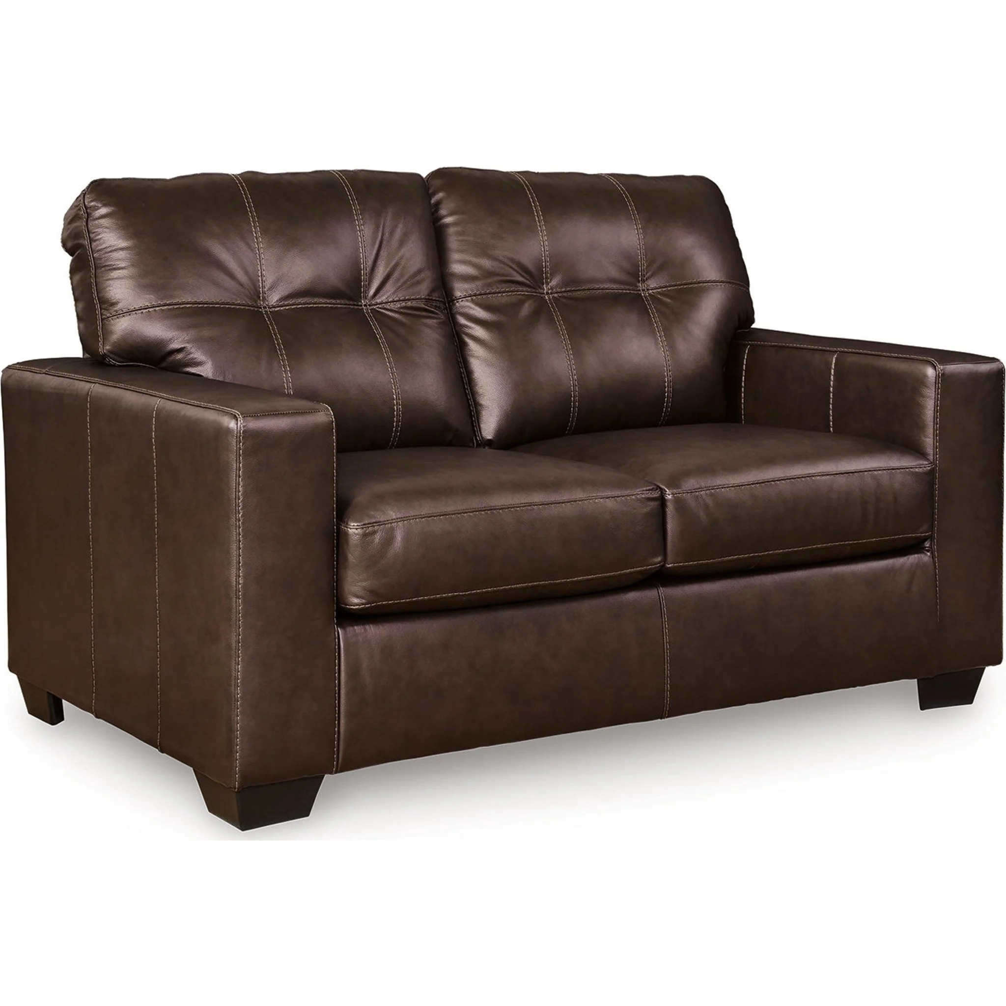 Santorine Loveseat - Dark Brown - Image 10