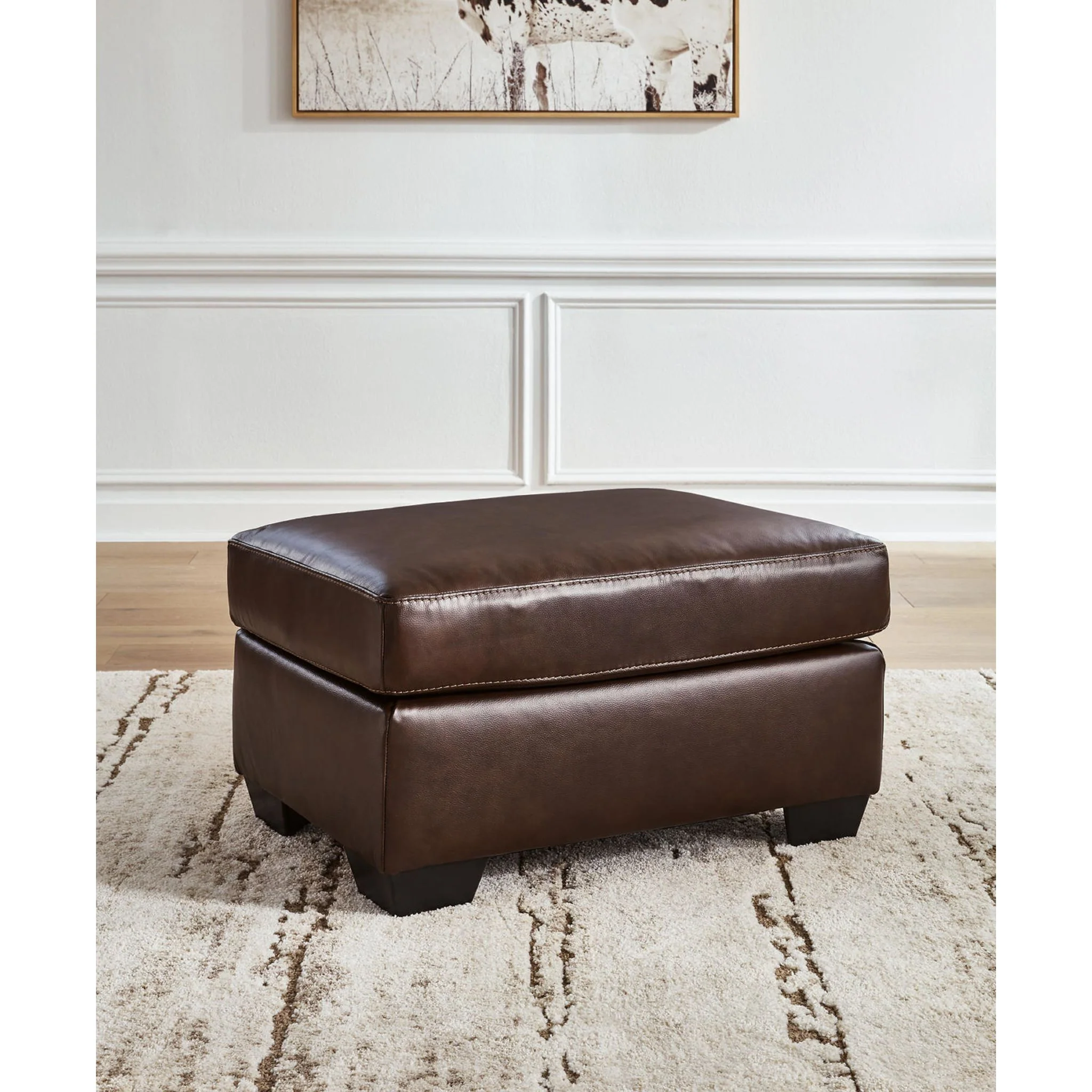 Santorine Ottoman - Dark Brown - Image 2