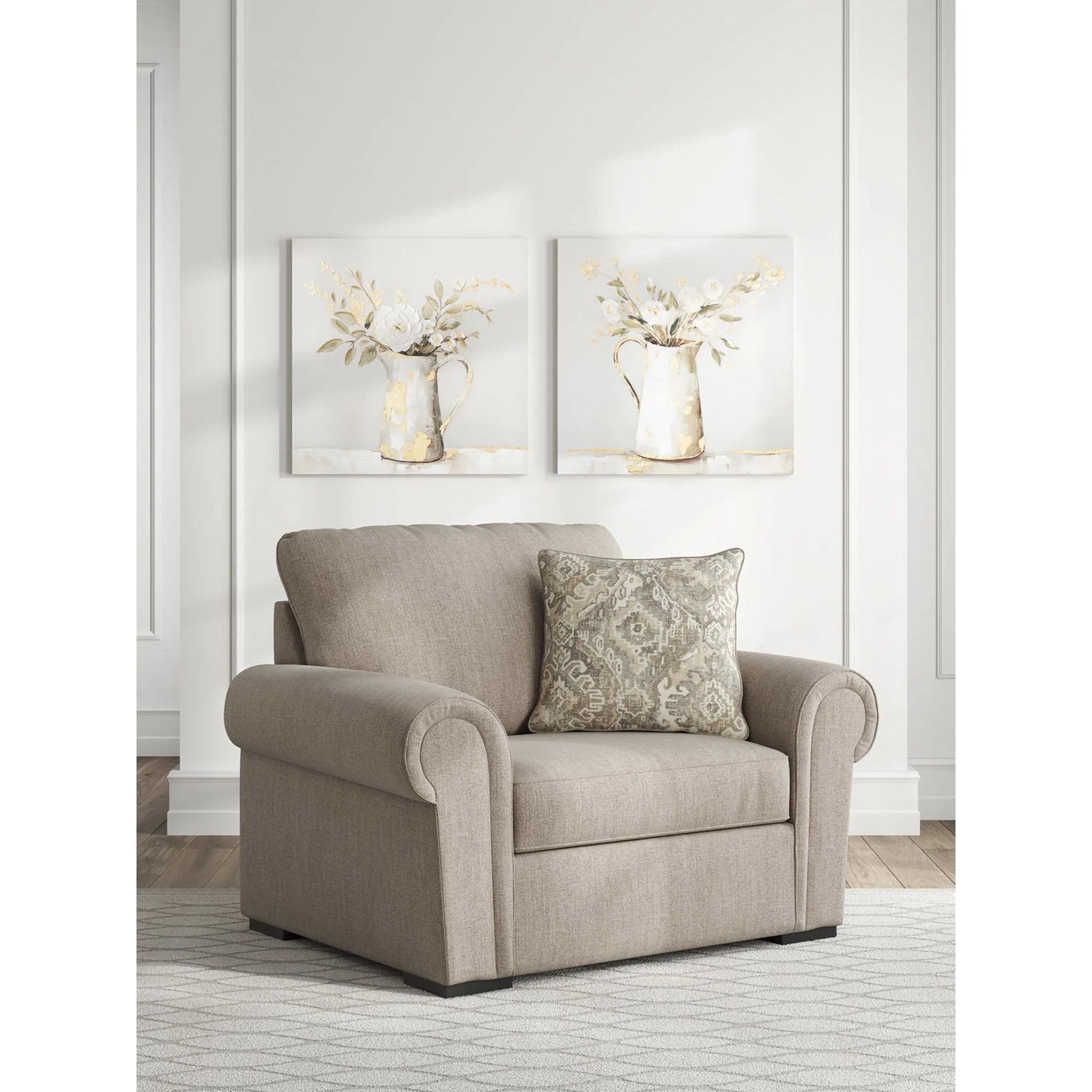 Sararose Oversized Chair - Heather - Image 2