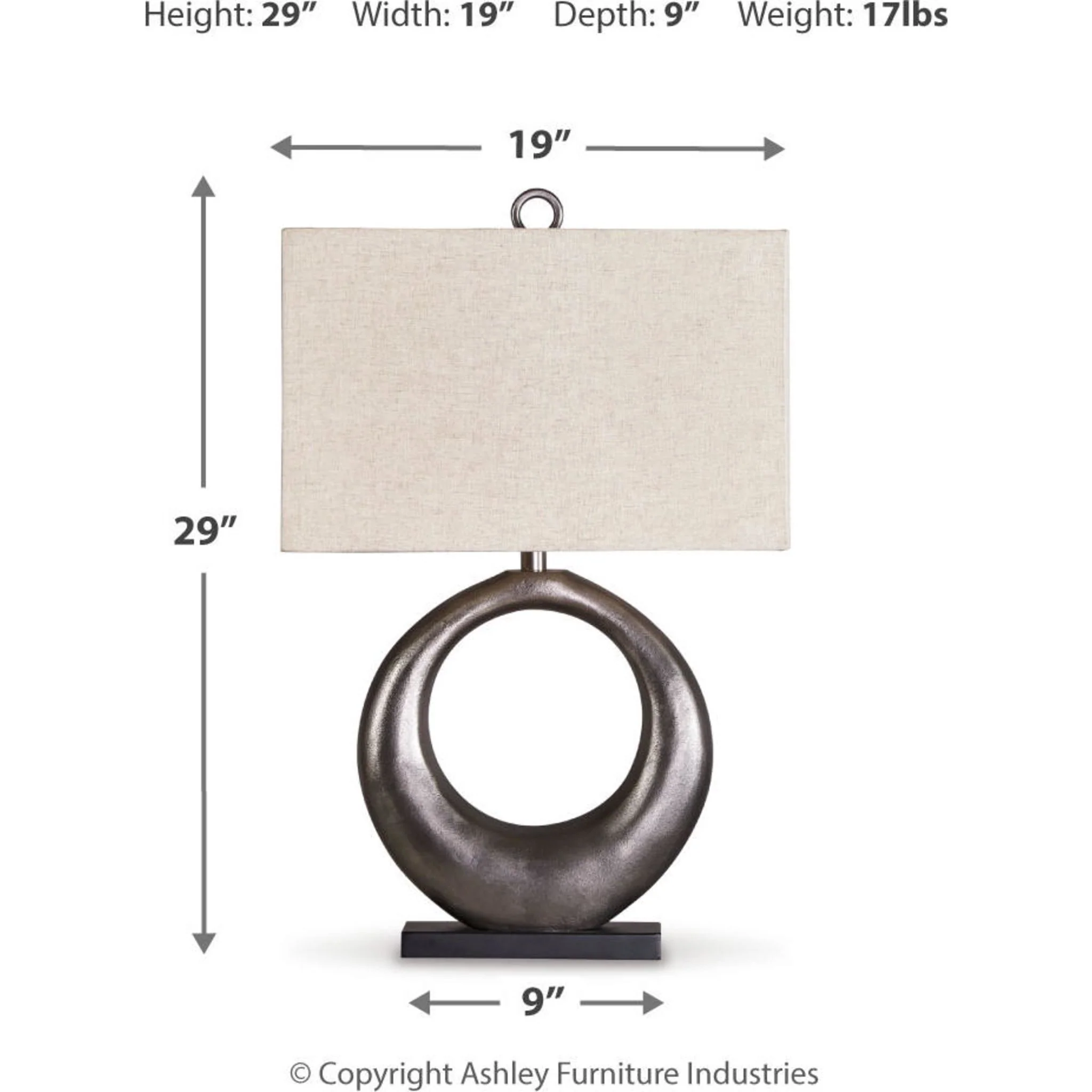 Saria Table Lamp 29.00" - Image 7