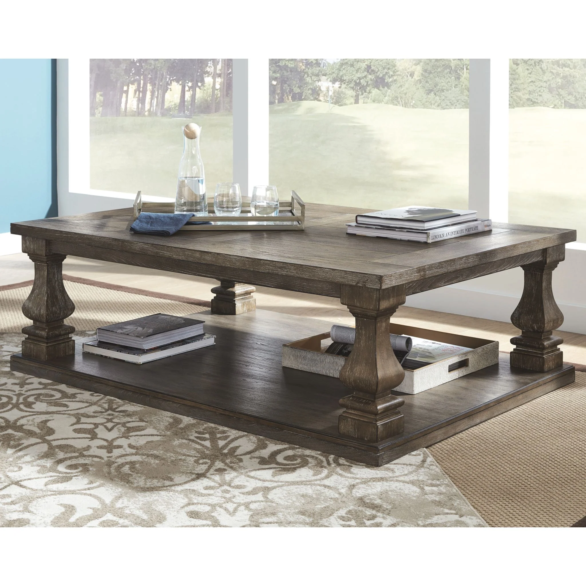 Scottsbluff Coffee Table - Gray - Image 2