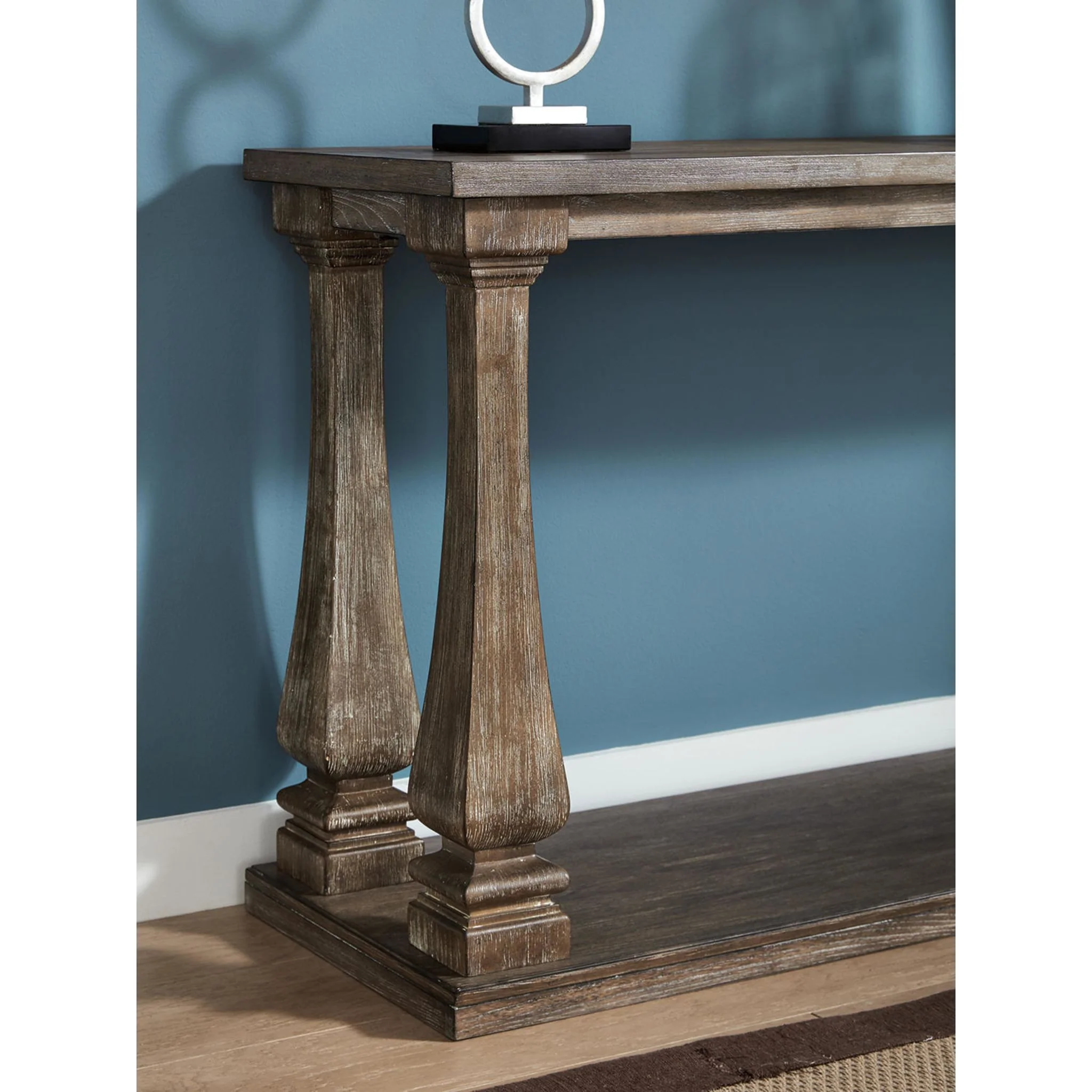 Scottsbluff Sofa Table - Gray - Image 8