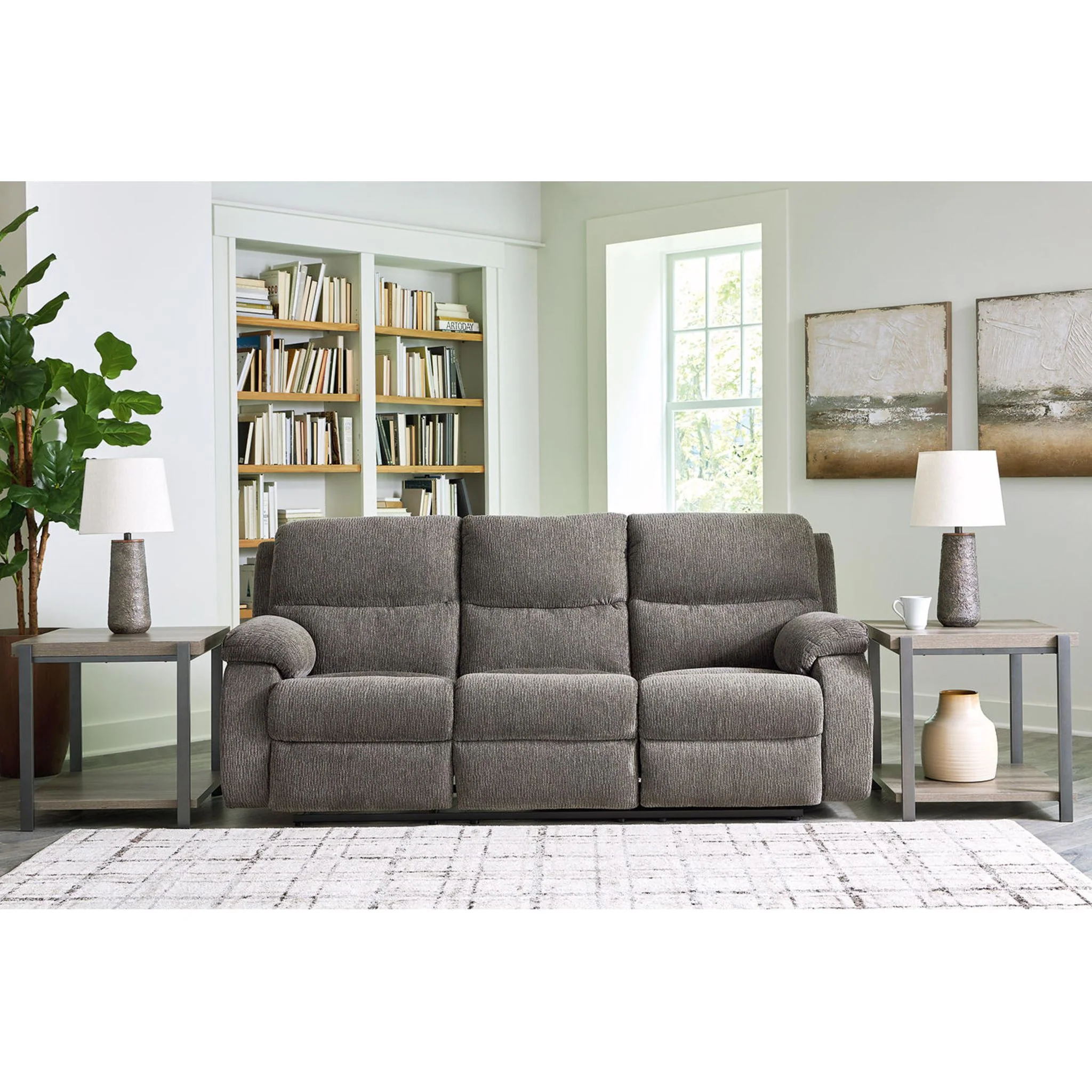 Scranto Reclining Sofa - Brindle - Image 2