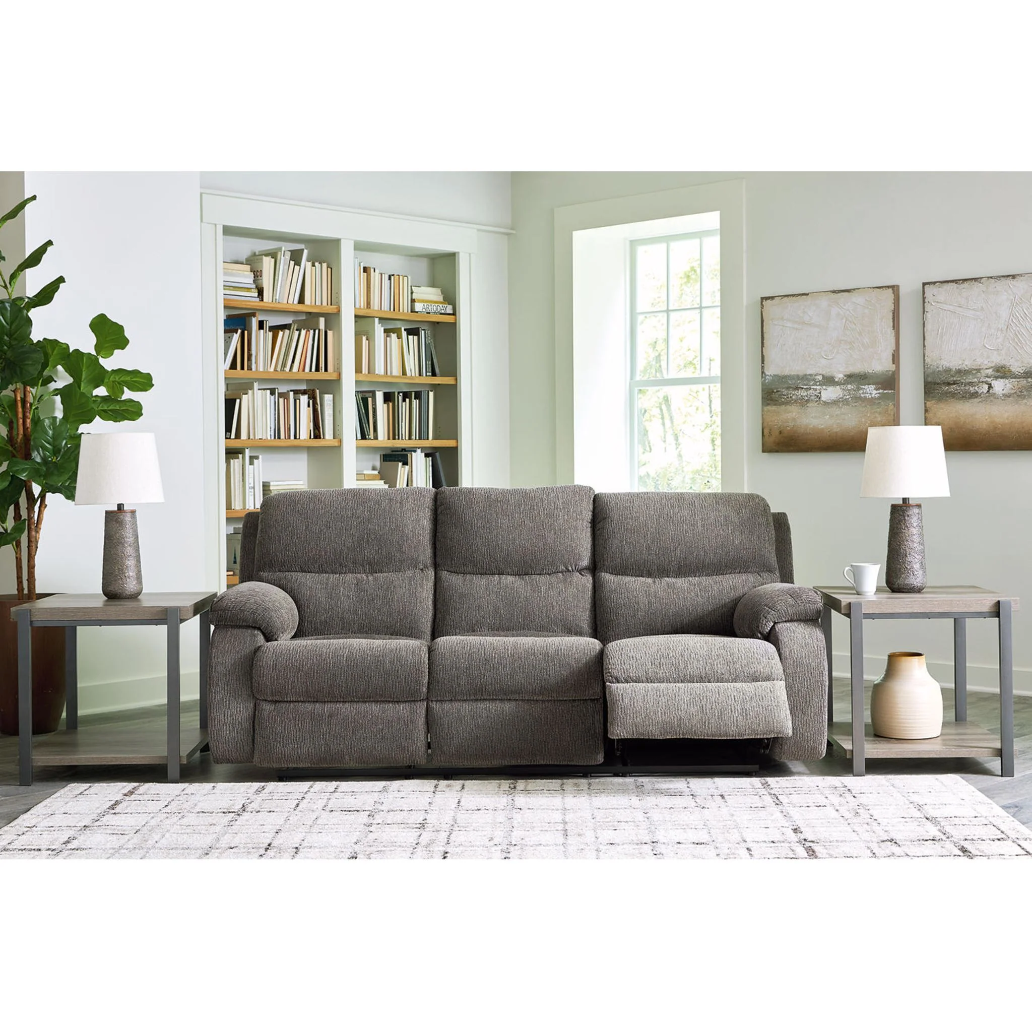 Scranto Reclining Sofa - Brindle - Image 7