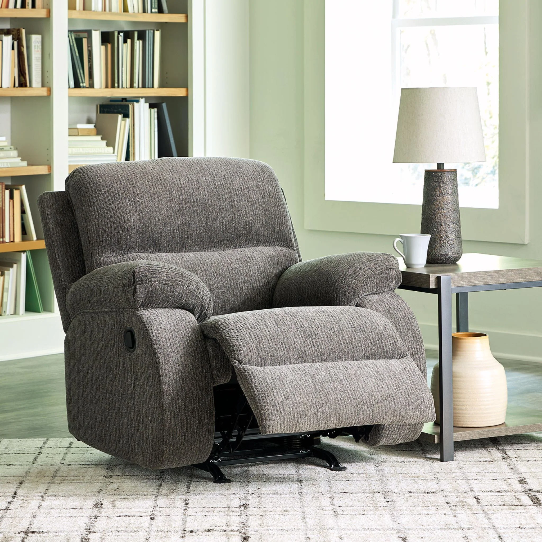 Scranto Rocker Recliner - Brindle - Image 6