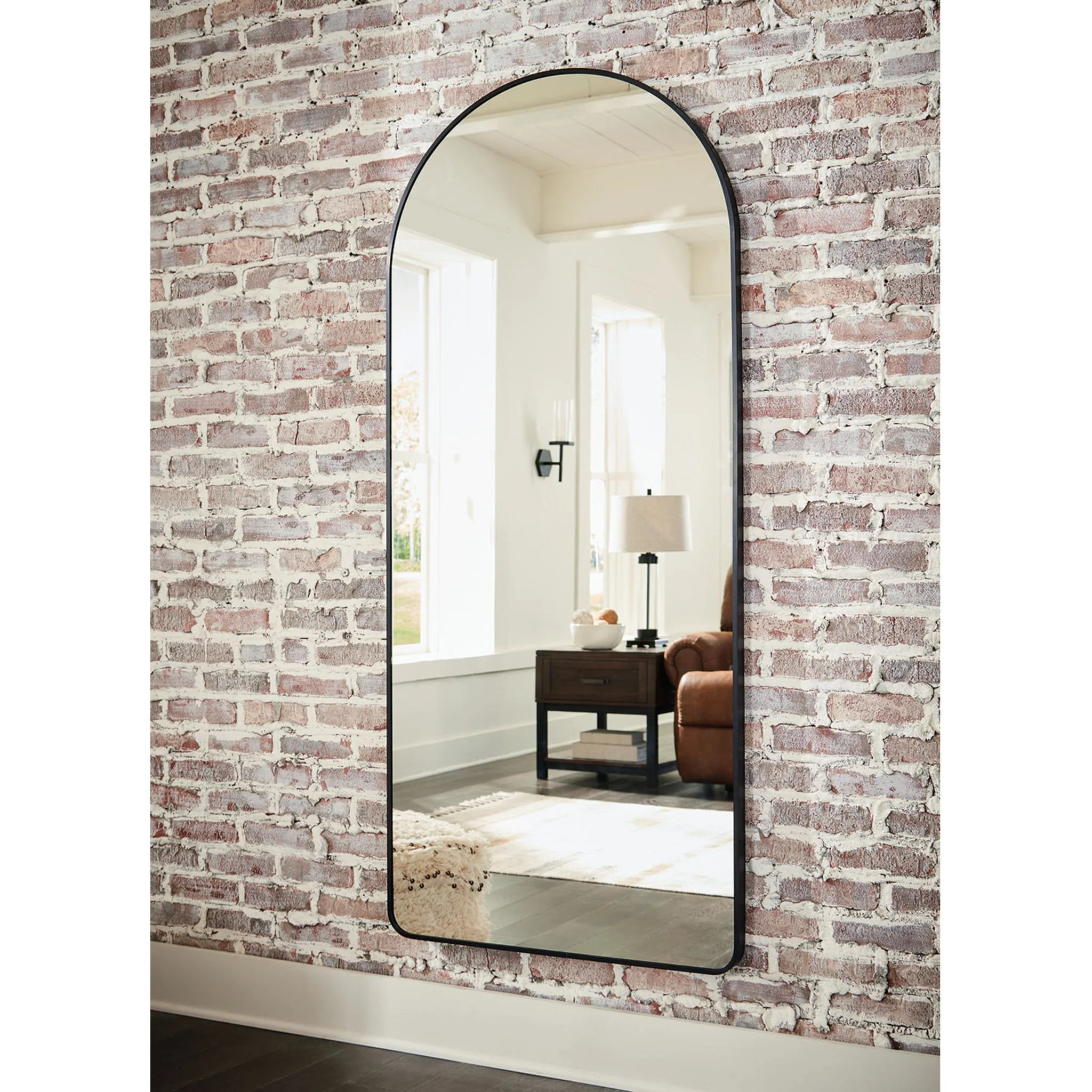 Sethall Floor Mirror - Black - Image 2