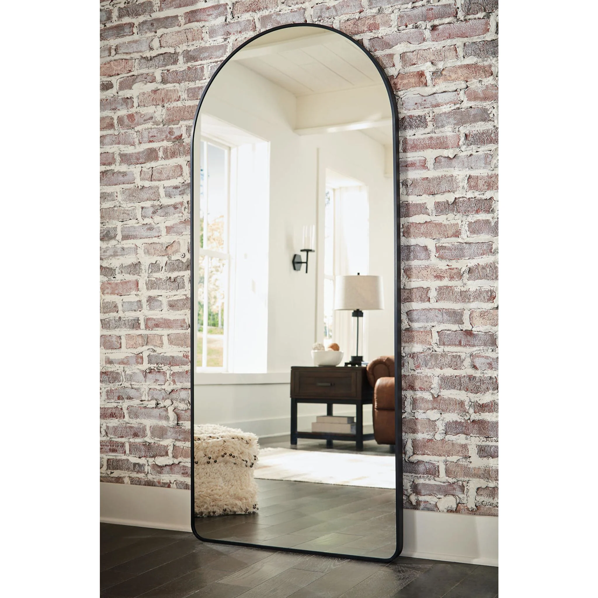 Sethall Floor Mirror - Black - Image 6