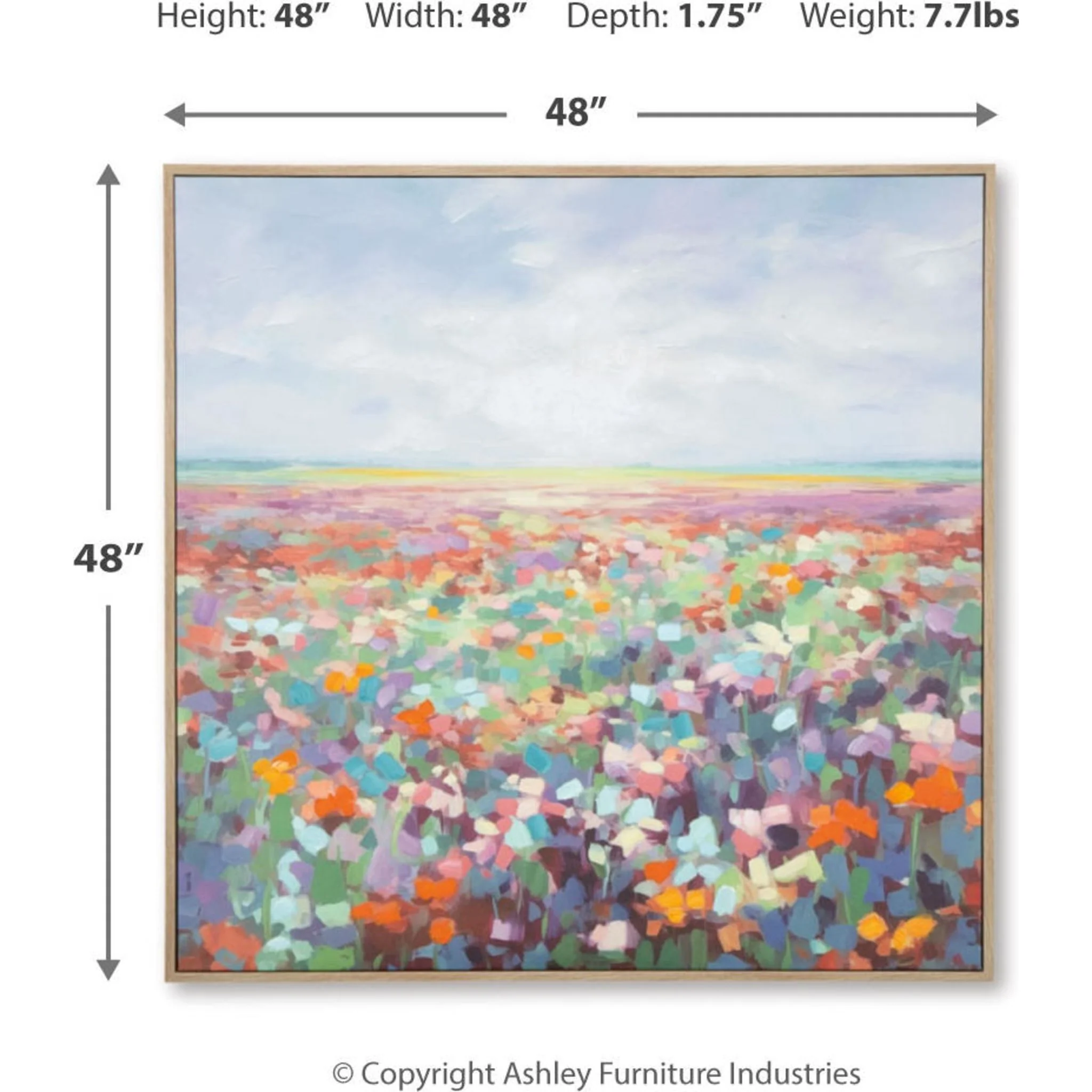 Sethford Wall Art 48.00" x 48.00" - Image 3