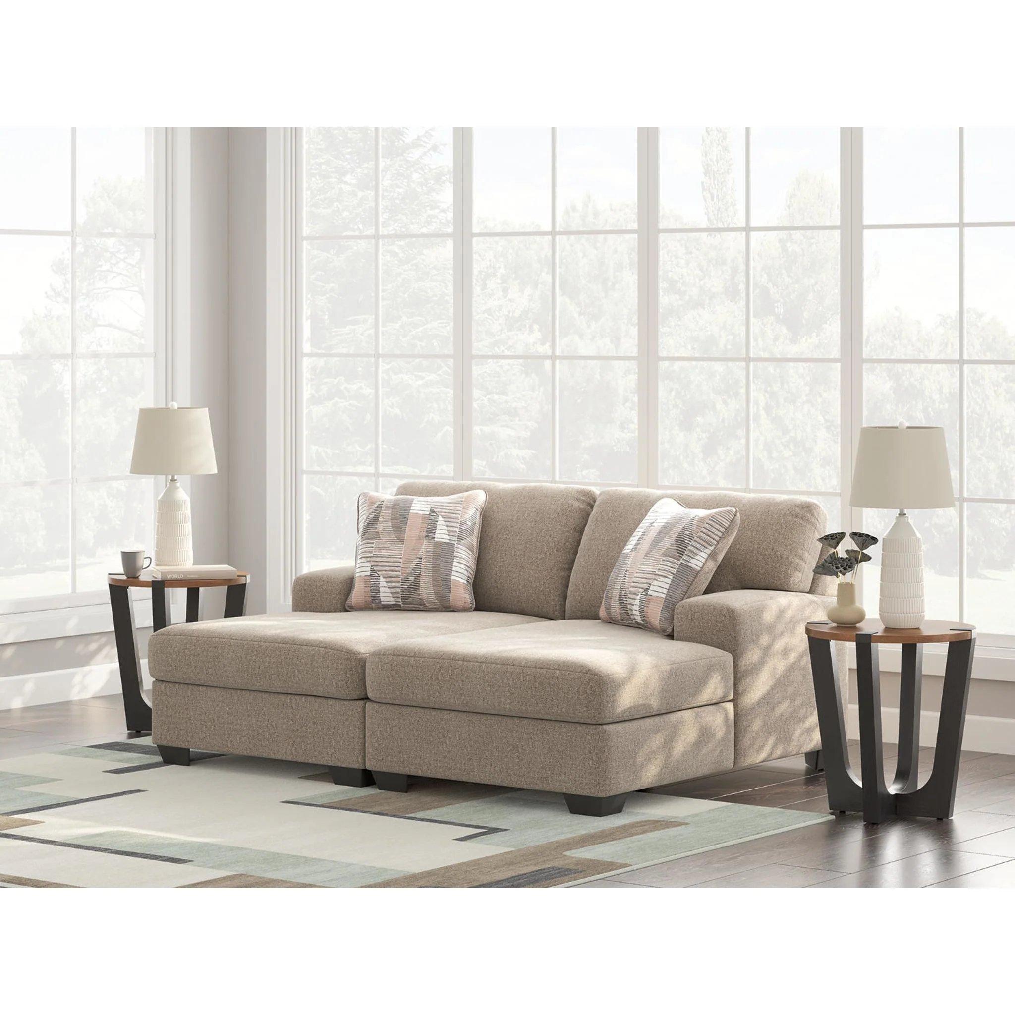 Newellen 2 Piece Super Chaise - Image 2