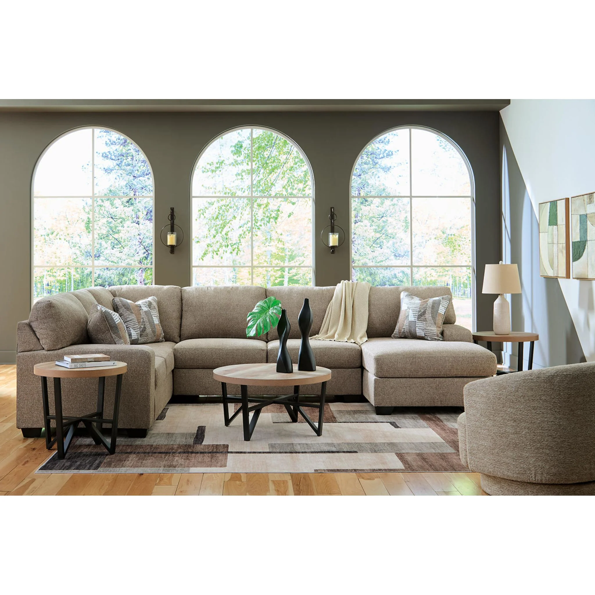Newellen 3 Piece Sectional with Chaise - Image 15