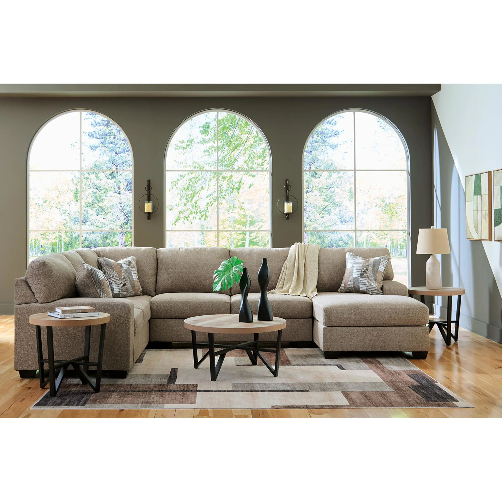Newellen 3 Piece Sectional with Chaise - Image 16