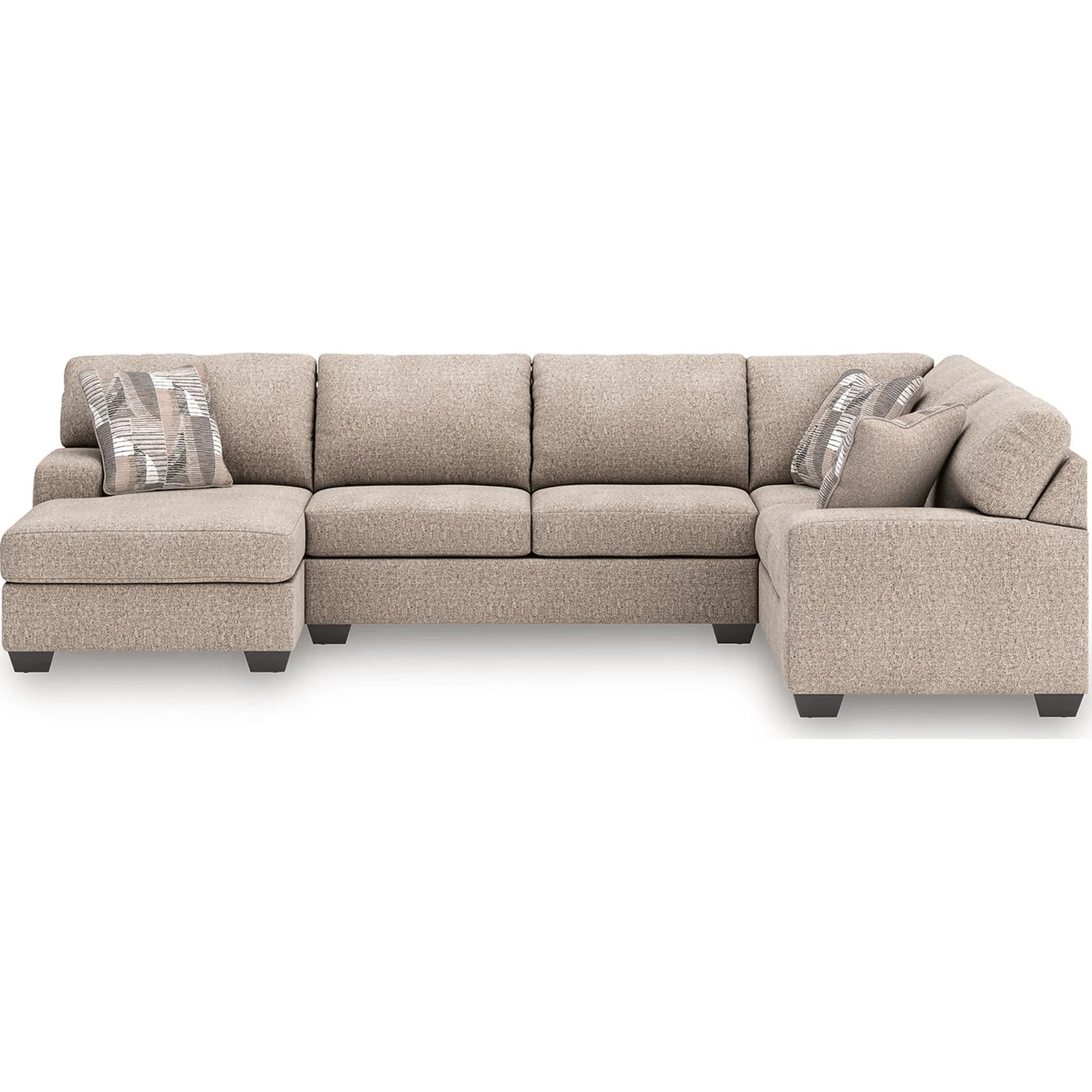 Newellen 3 Piece Sectional with Chaise - Image 3