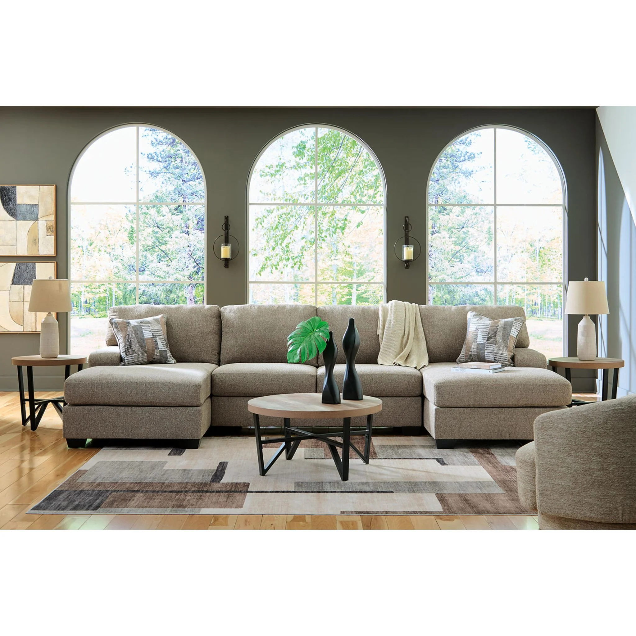 Newellen 3 Piece Sectional with Chaise - Image 7
