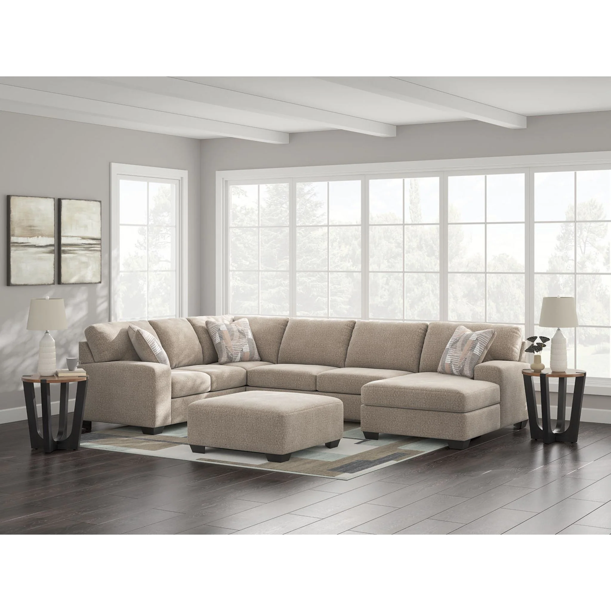 Clarington 3 Piece Sectional with Chaise - Image 8