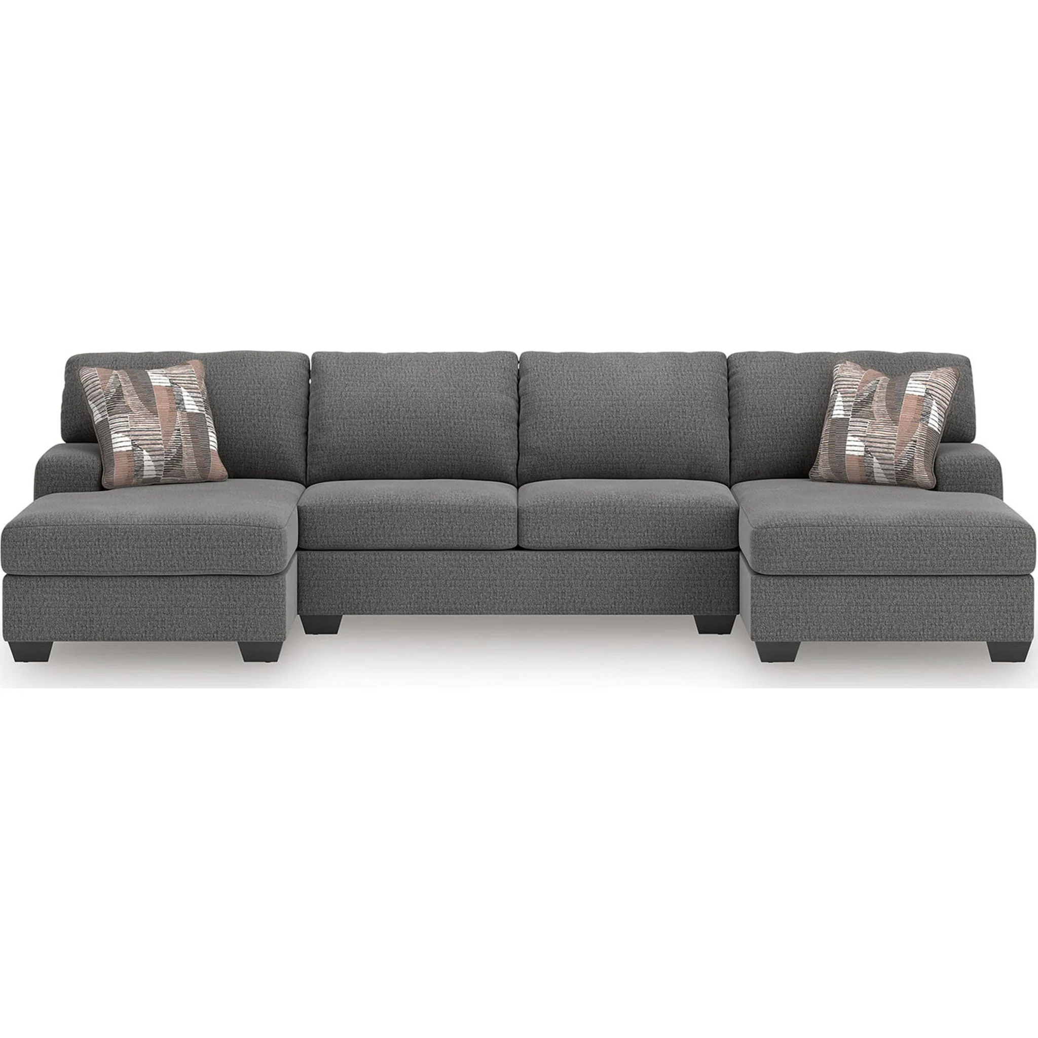 Newellen 3 Piece Sectional with Double Chaise - Image 20