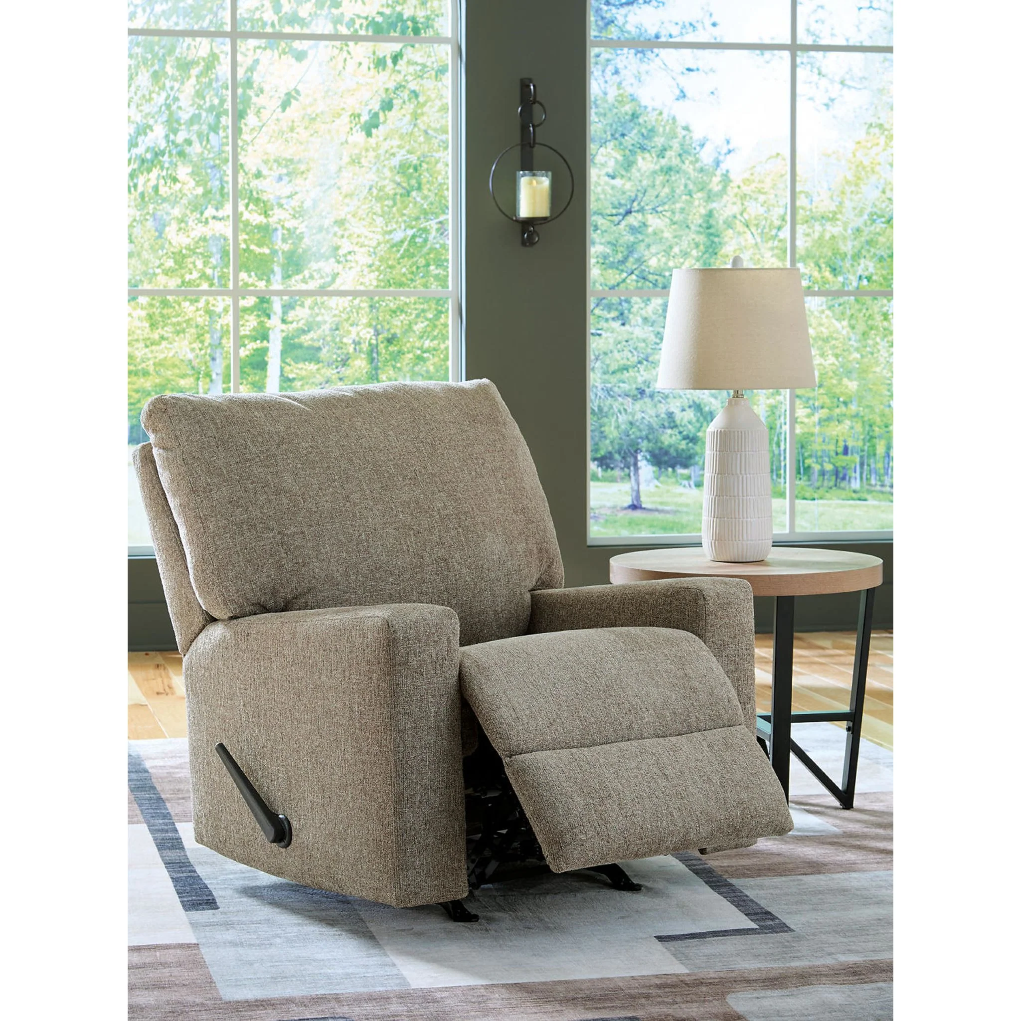 Newellen Recliner - Hemp - Image 9