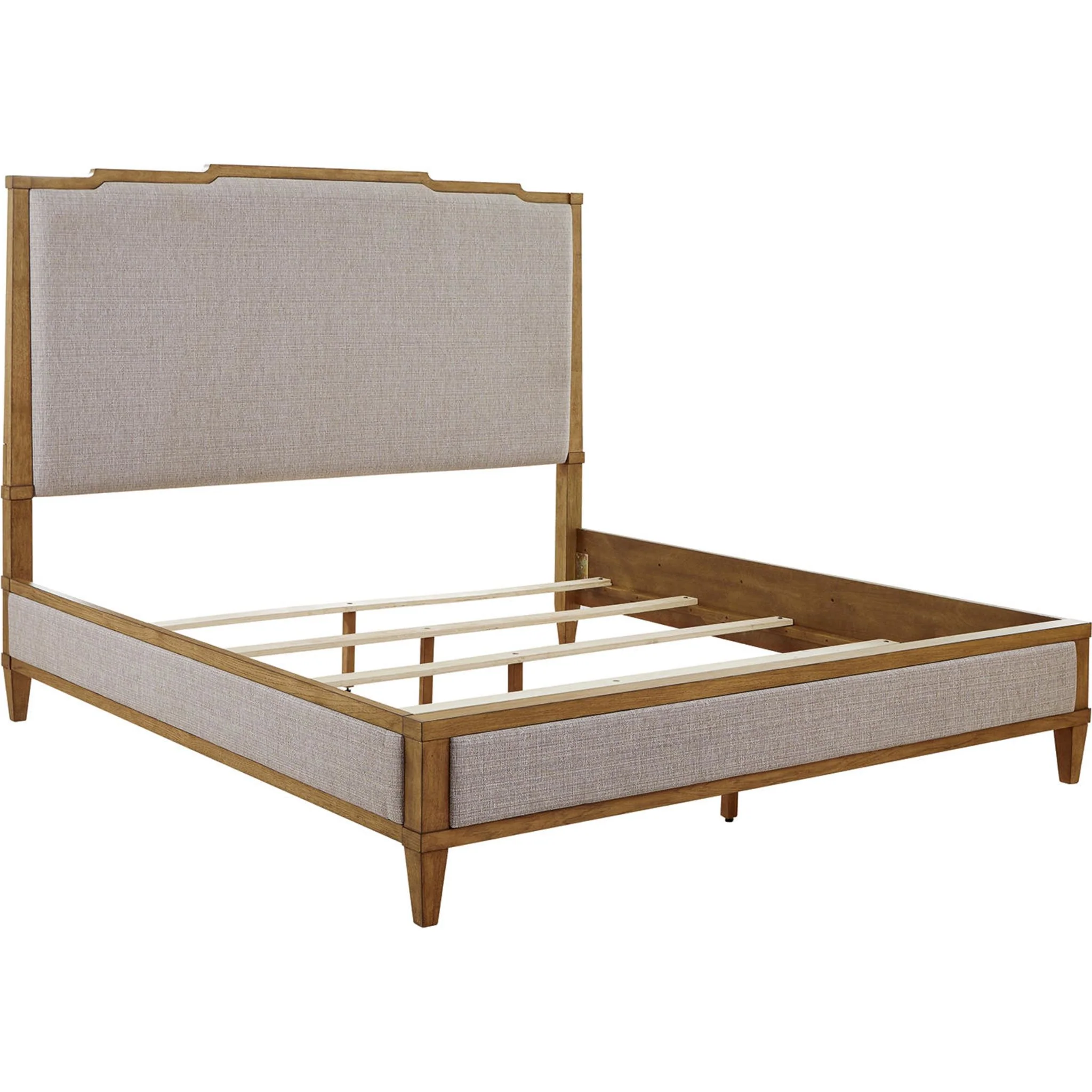 Sharlance 6 Piece Panel Bedroom - Green/Brown - Image 7