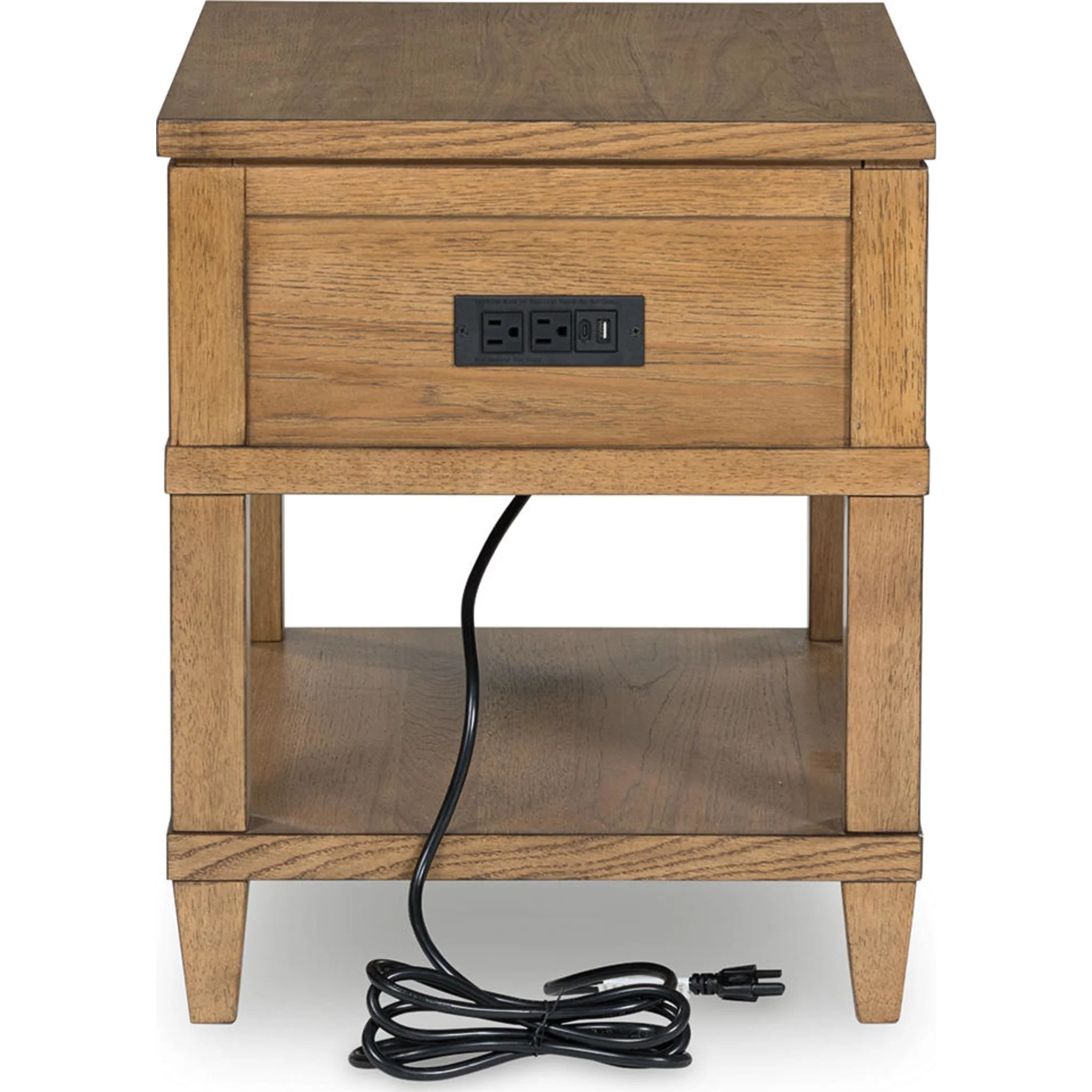 Sharlance End Table - Light Brown - Image 5