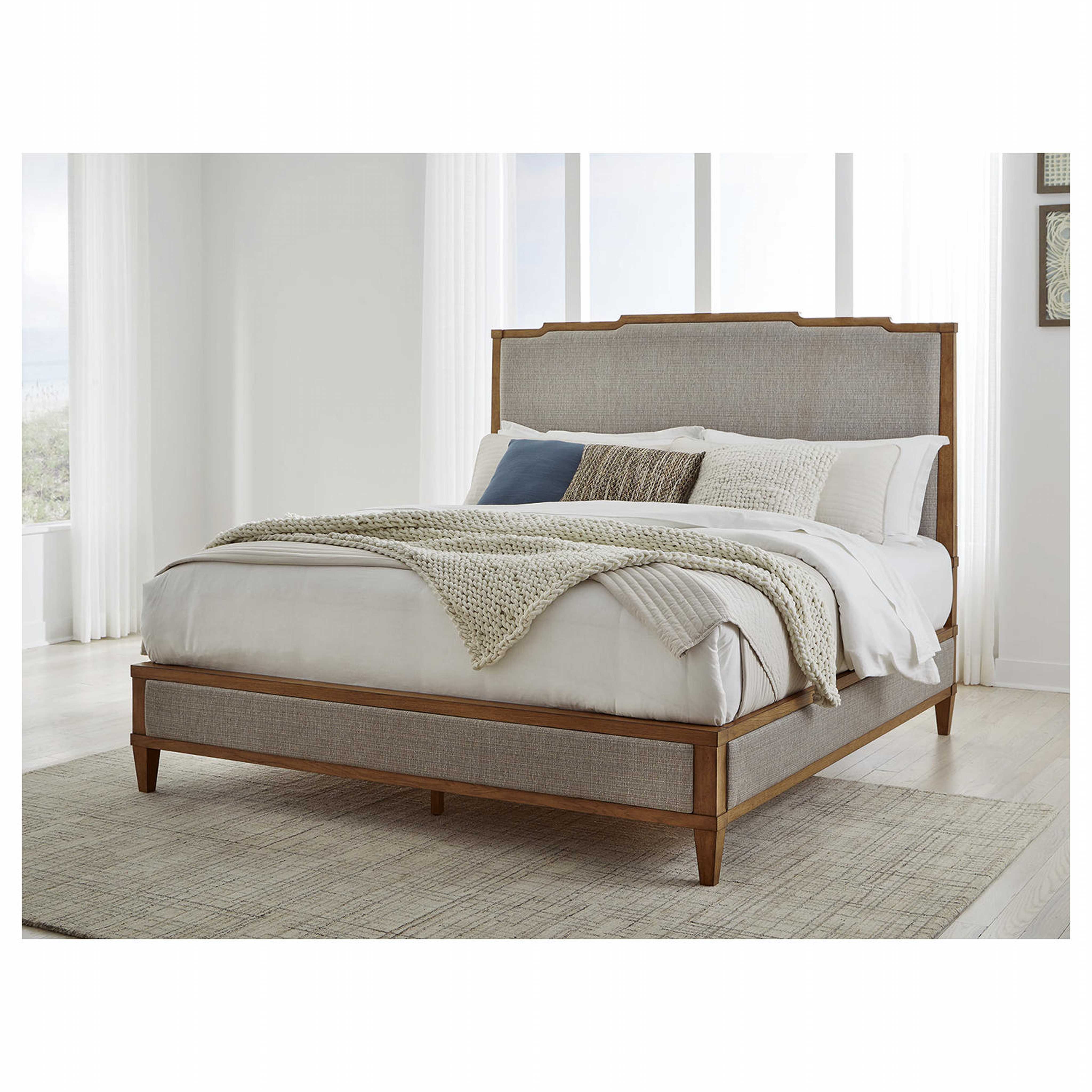 Sharlance Panel Bed - Green/Brown - Image 4