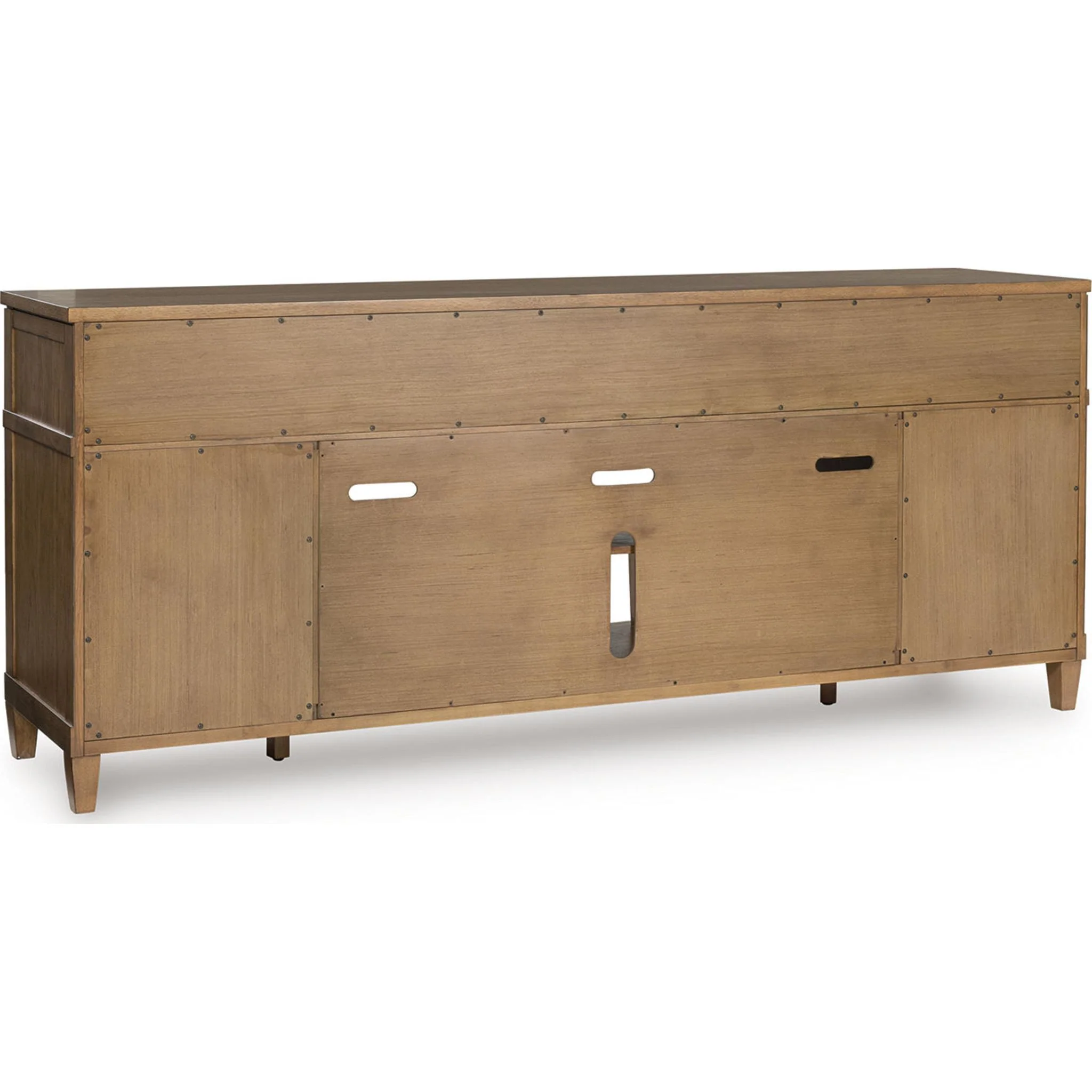 Sharlance TV Stand - Light Brown - Image 3