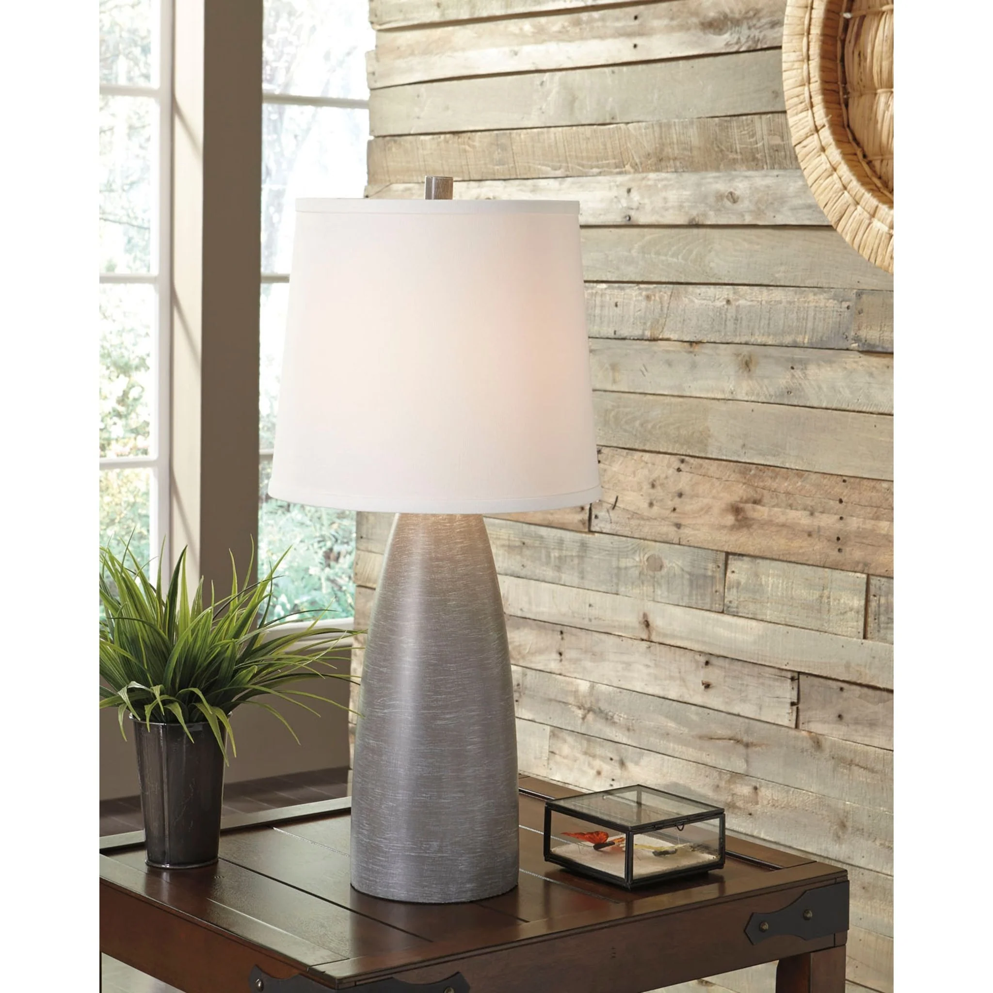 Shavontae Table Lamp Pair - Gray 27.50" - Image 3