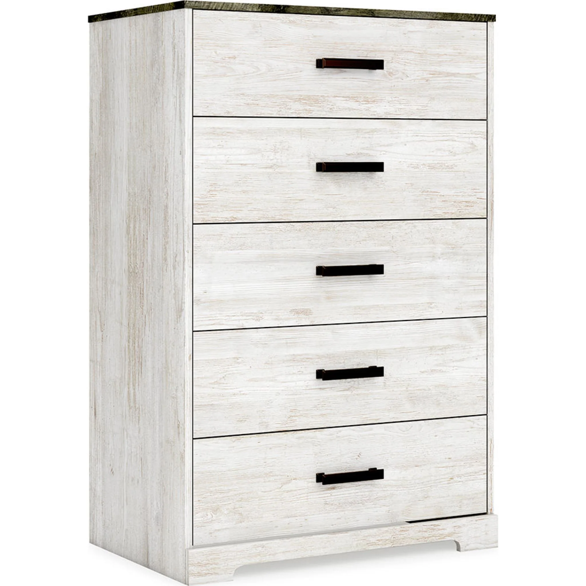Shawburn Chest - Whitewash/Charcoal Gray