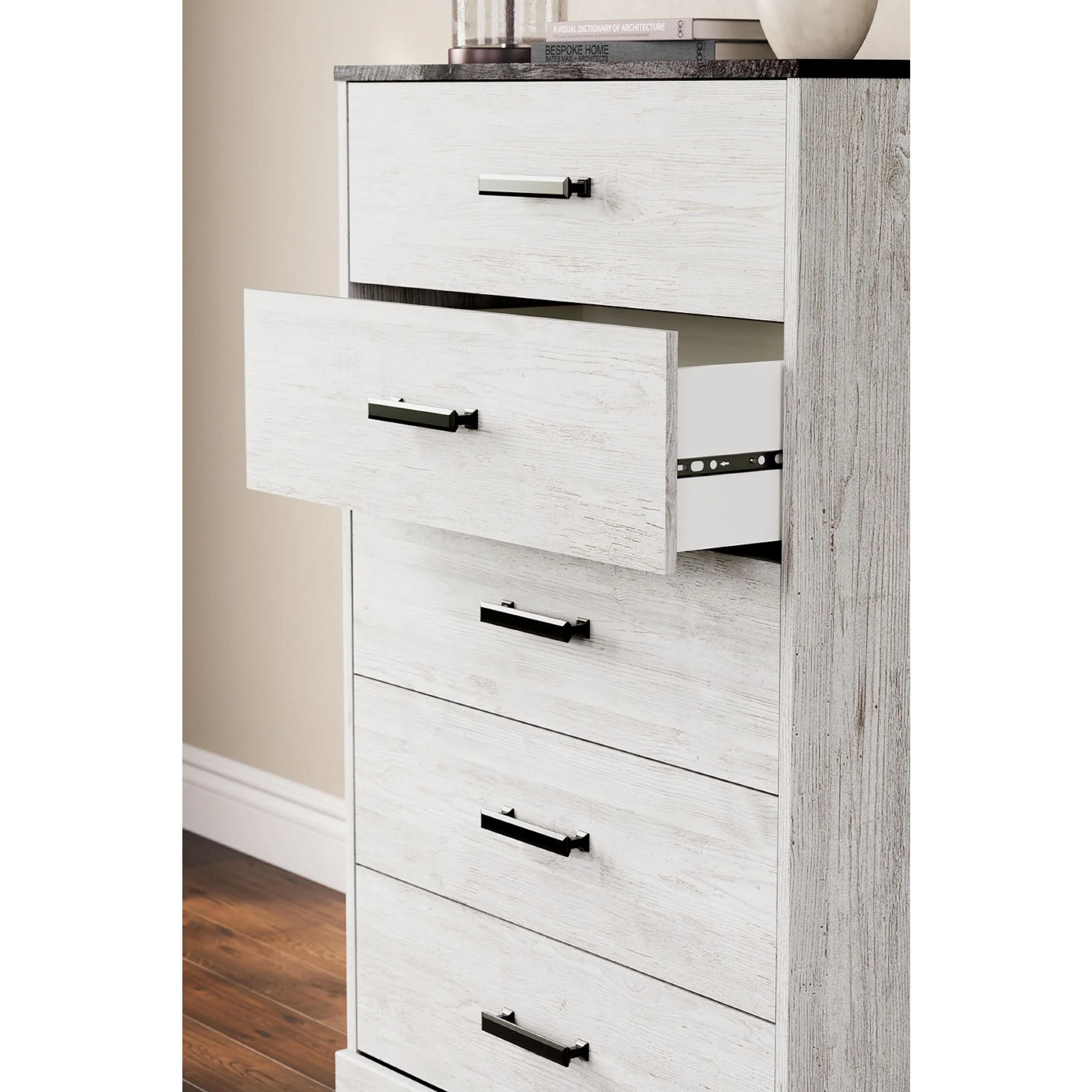 Shawburn Chest - Whitewash/Charcoal Gray - Image 5