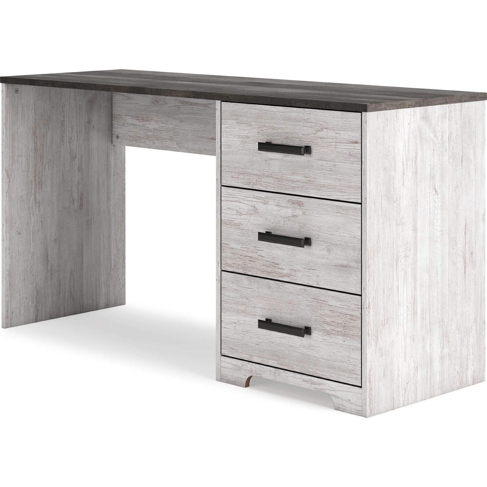 Shawburn Desk - Whitewash/Charcoal Gray - Image 7
