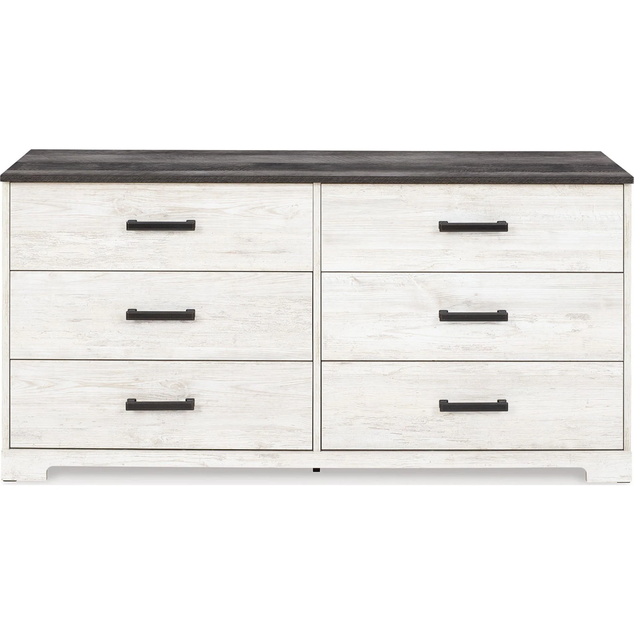Shawburn Dresser - Whitewash/Charcoal Gray - Image 4