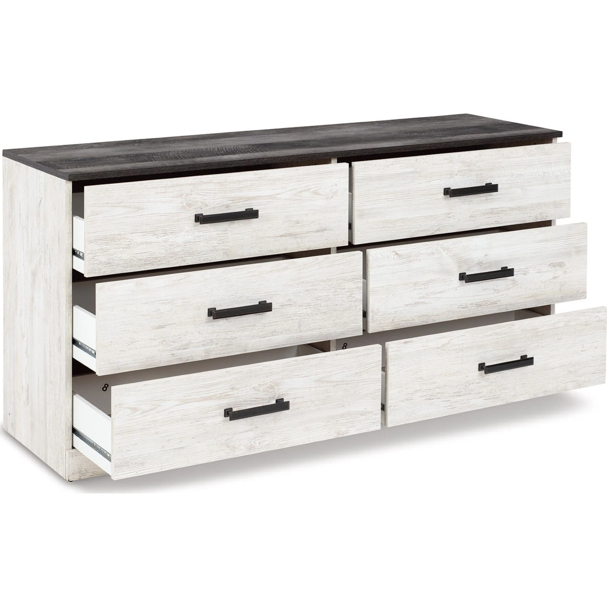 Shawburn Dresser - Whitewash/Charcoal Gray - Image 17