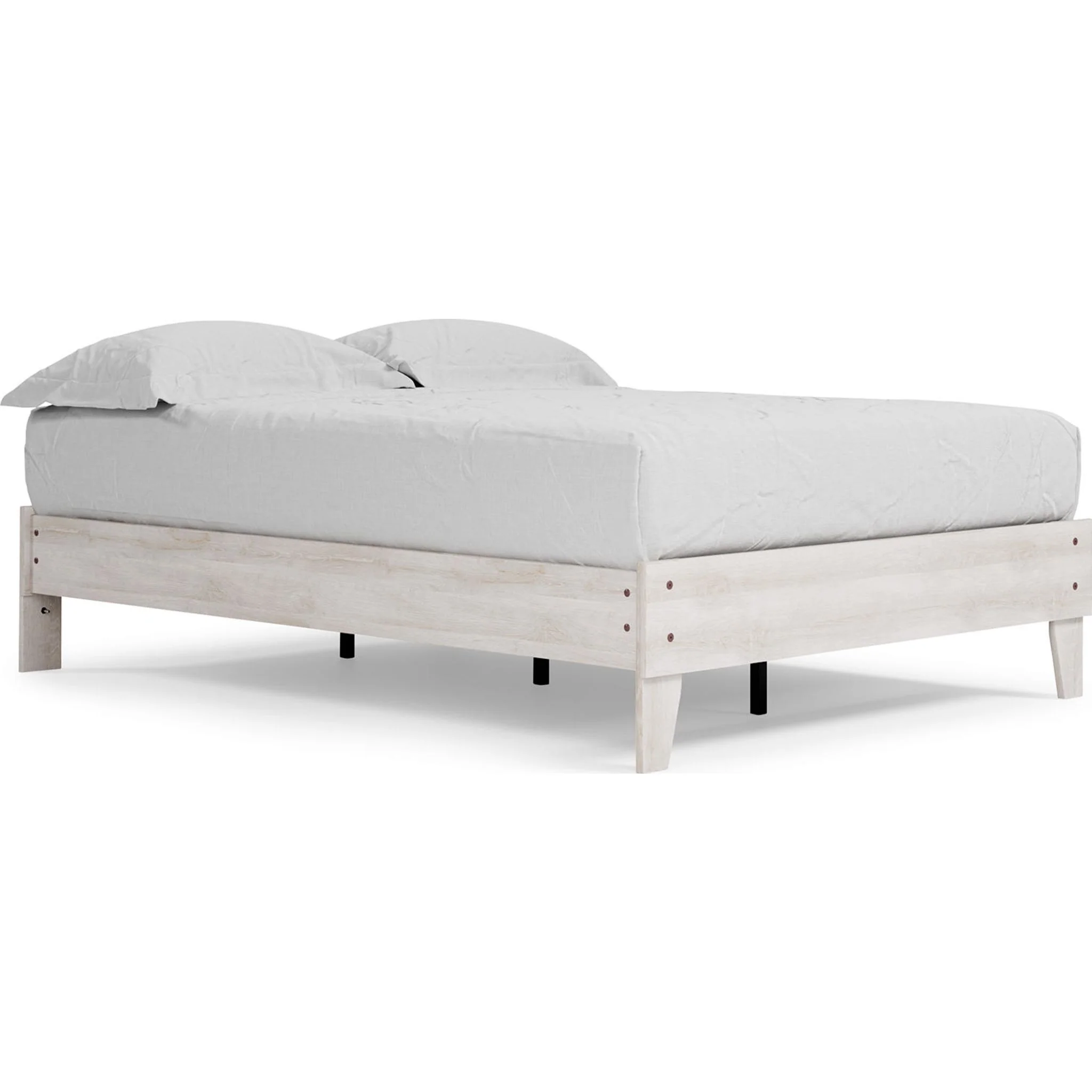 Shawburn Full Platform Bed - Whitewash - Image 3