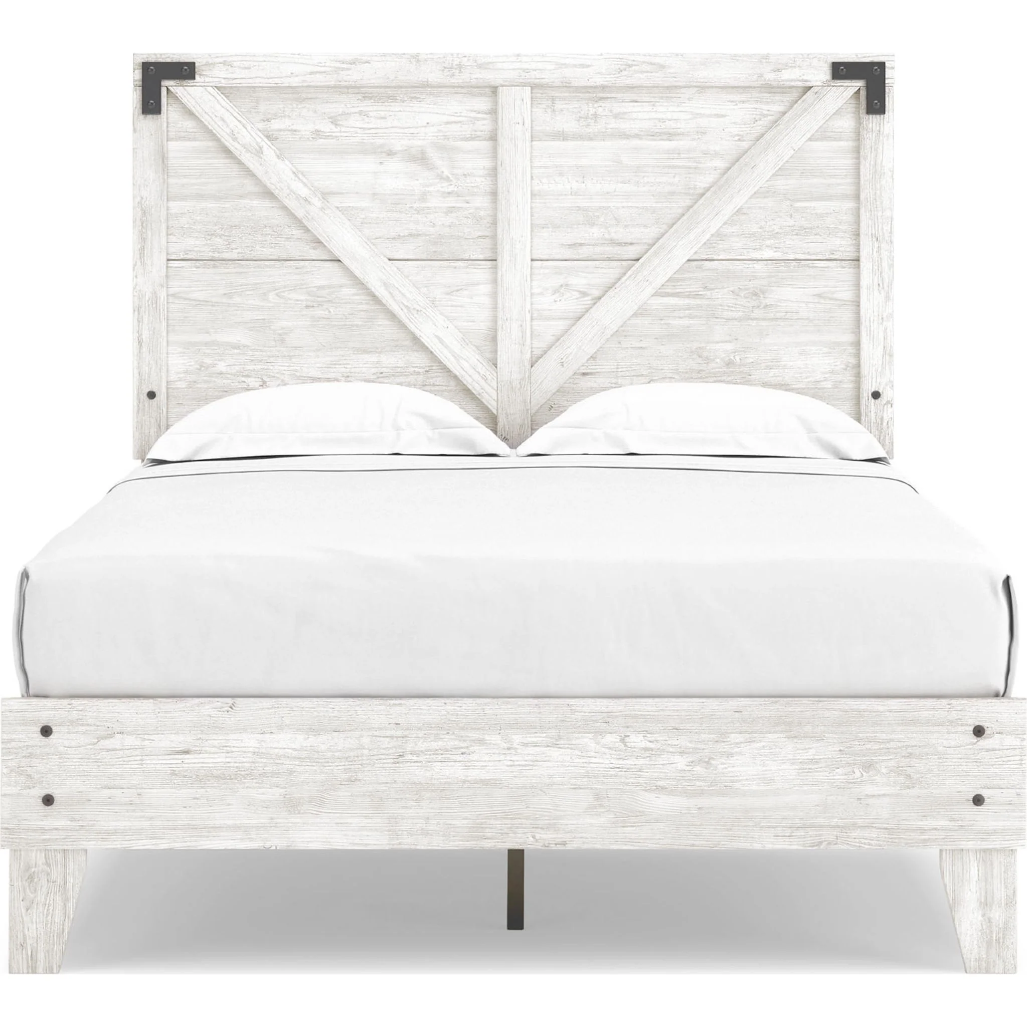 Shawburn Full Platform Bed - Whitewash - Image 18