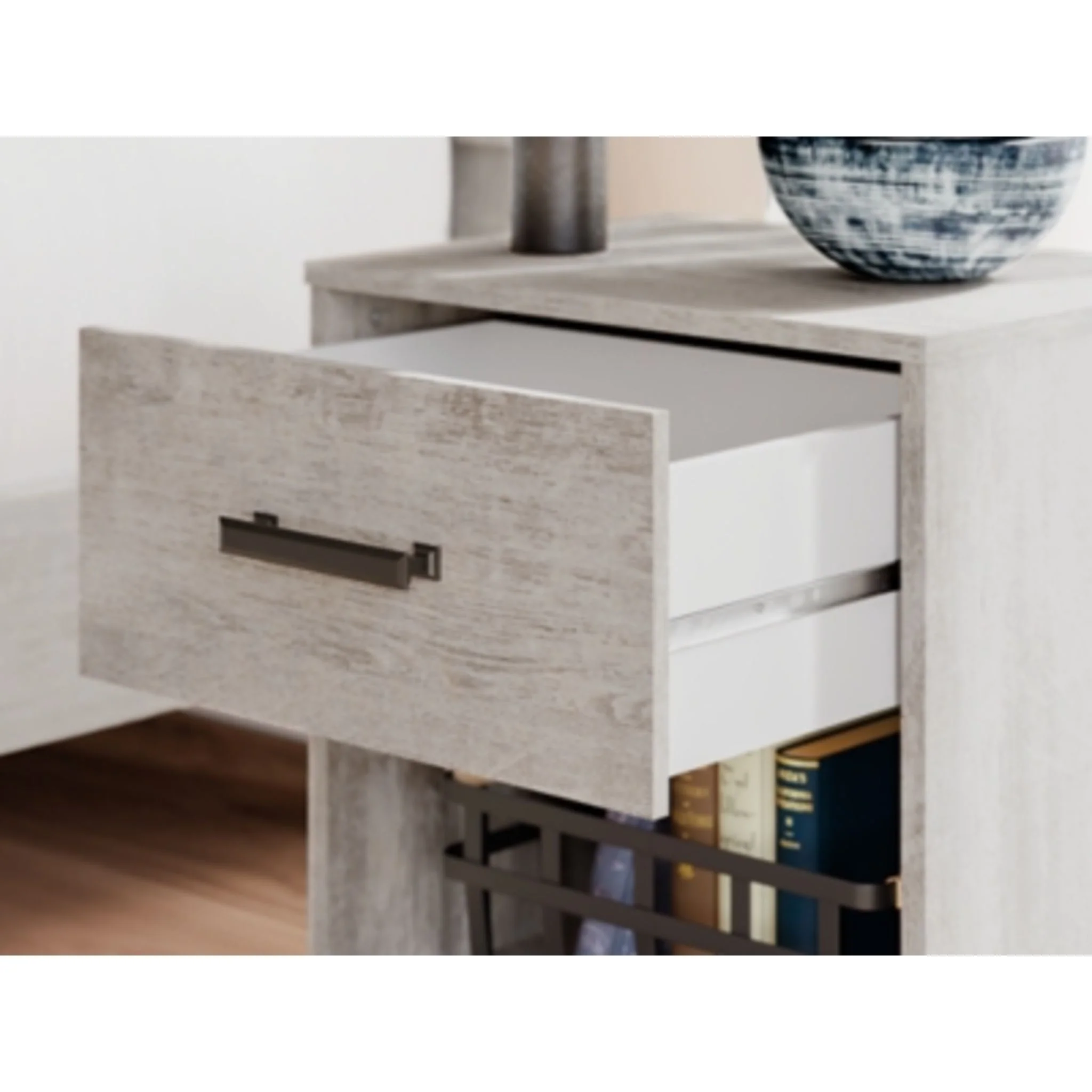 Shawburn Nightstand - Gray - Image 6