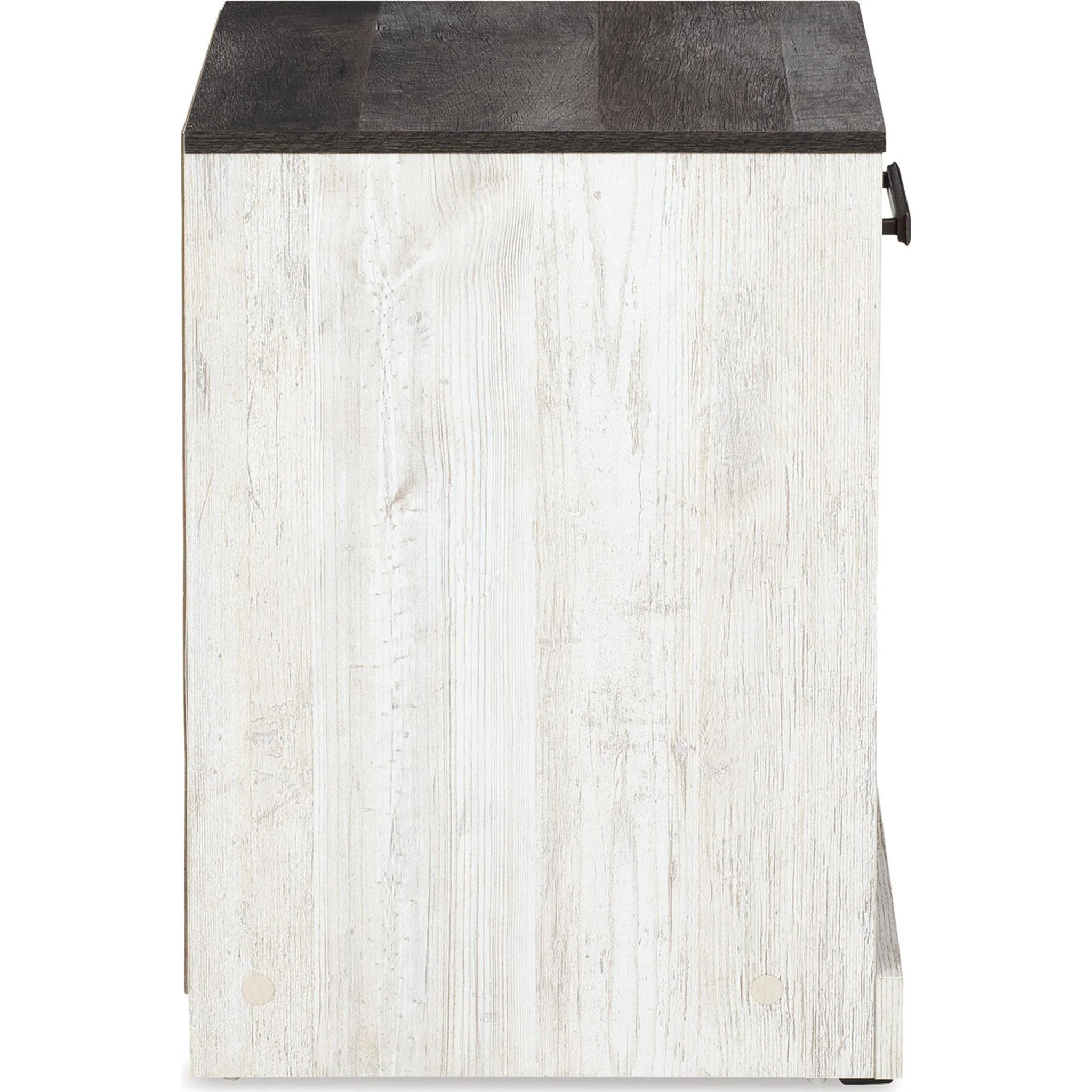 Shawburn Nightstand - Whitewash/Charcoal Gray - Image 5