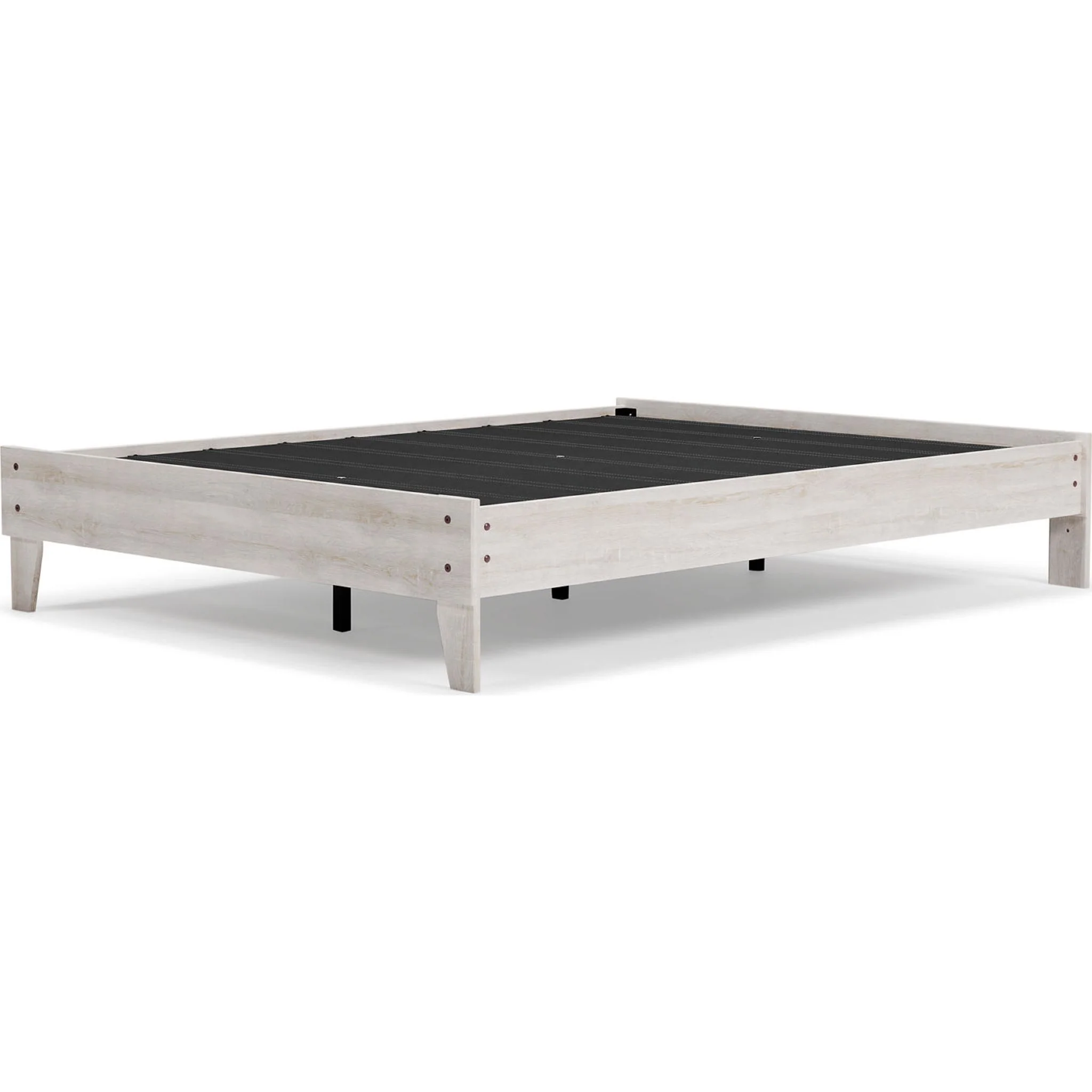 Shawburn Queen Platform Bed - Whitewash - Image 5