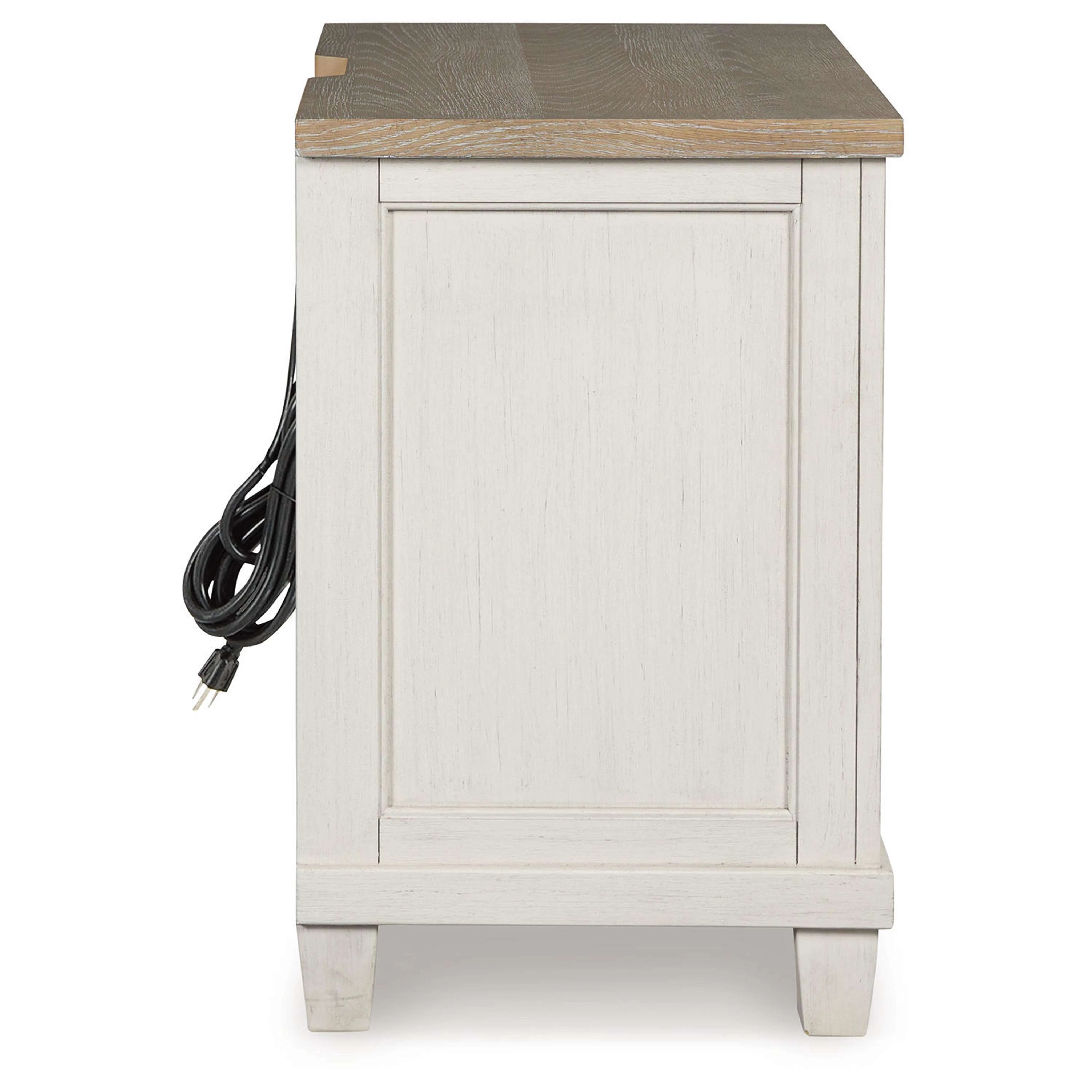 Shaybrock 6 Piece Panel Bedroom - Antique White - Image 13
