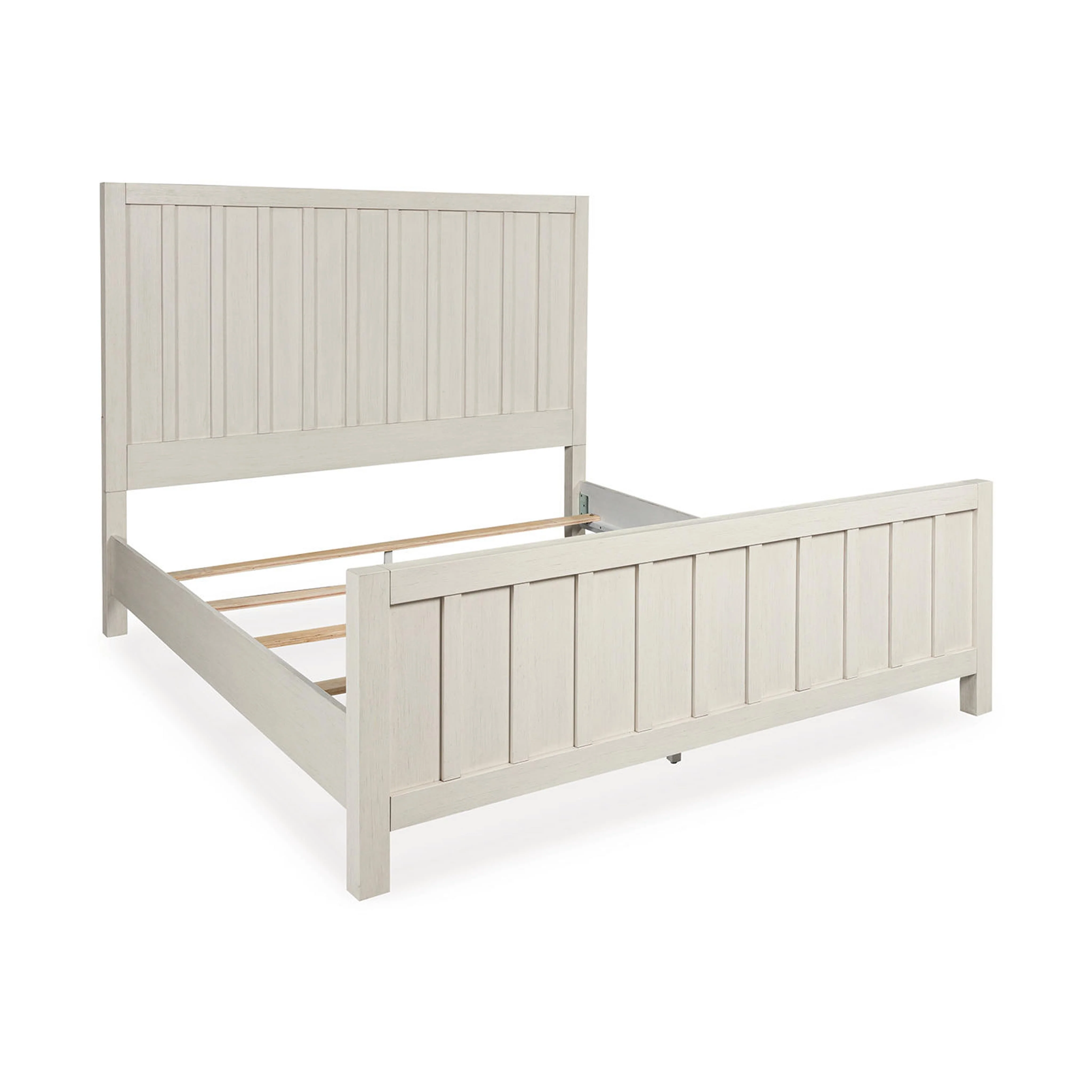 Shaybrock 6 Piece Panel Bedroom - Antique White - Image 5