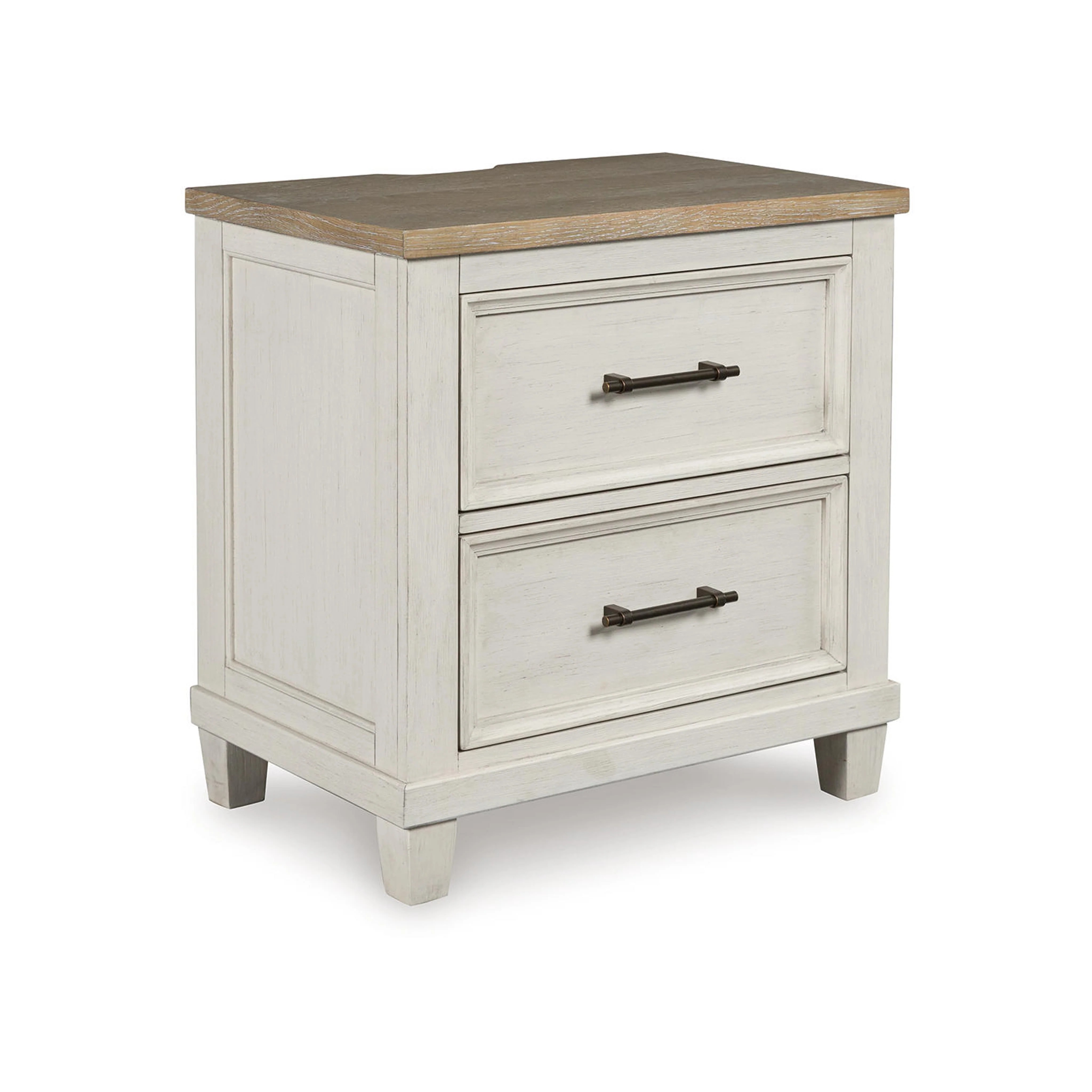 Shaybrock 6 Piece Panel Bedroom - Antique White - Image 8