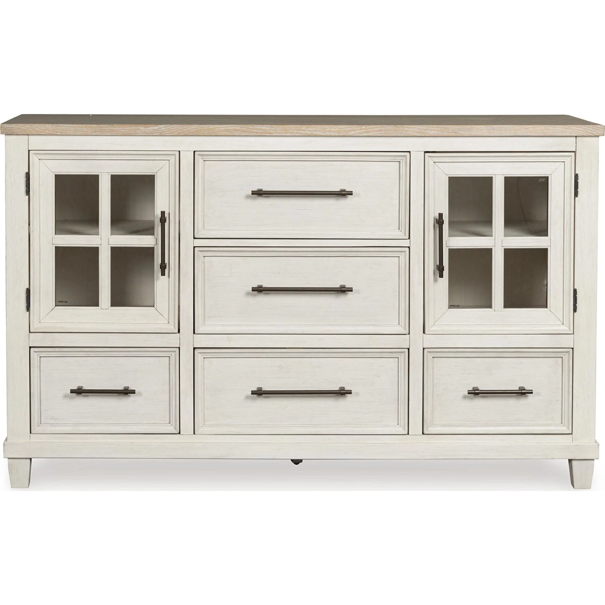 Shaybrock Dresser - Antique White/Brown - Image 5